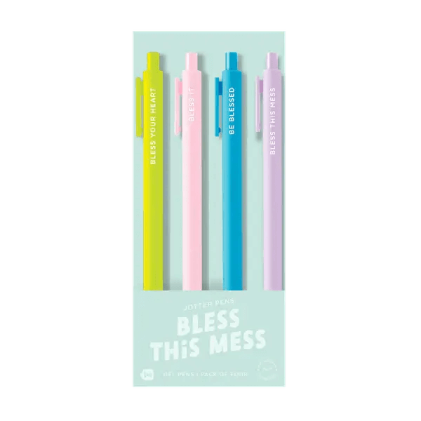 Jotter Pen - 4 Pack: Bless This Mess - Southern Chic Tees & Boutique
