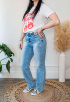 Judy Blue Mid Rise Light Wash Dad Jean - Southern Chic Tees & Boutique