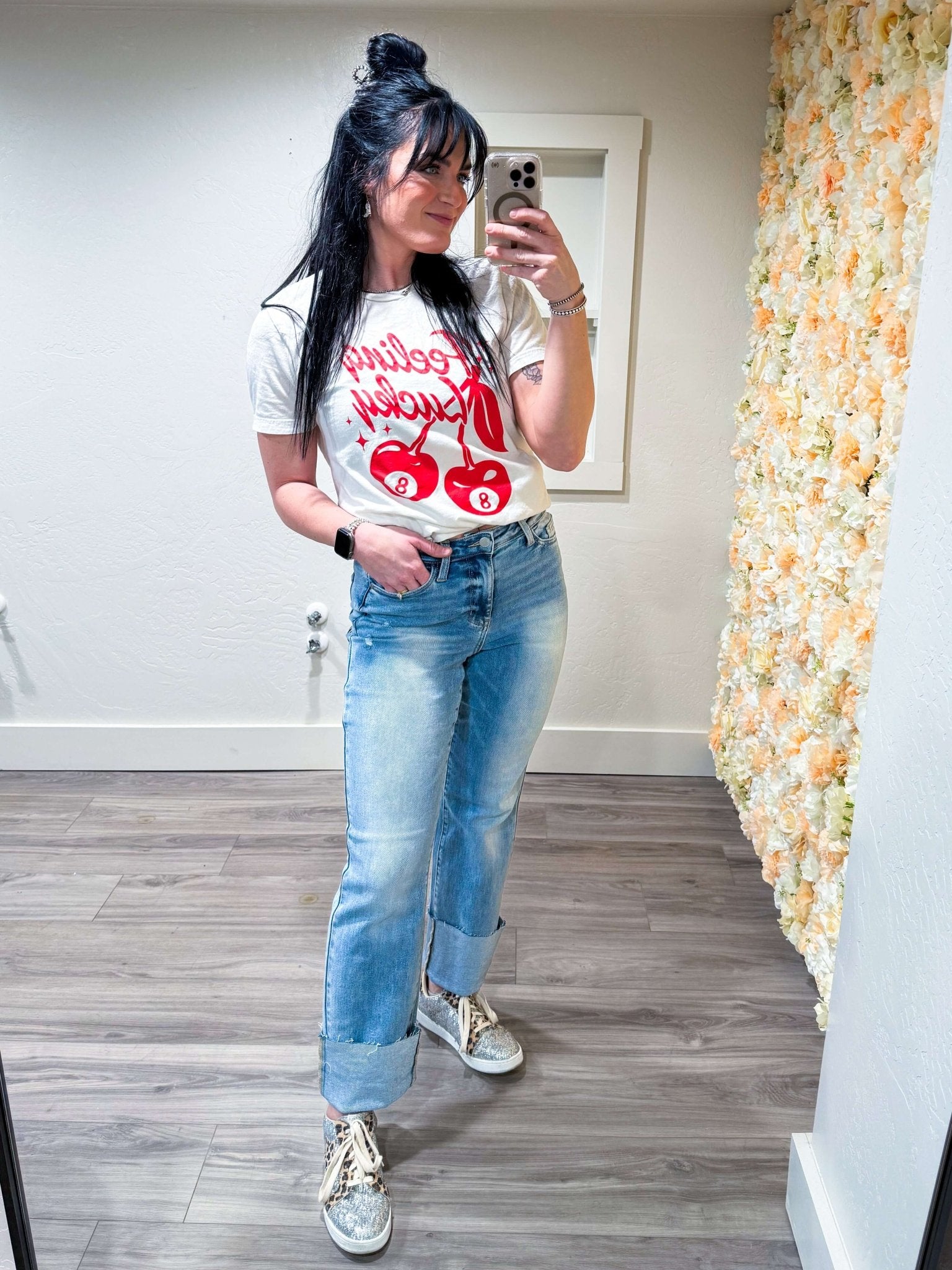 Judy Blue Mid Rise Light Wash Dad Jean - Southern Chic Tees & Boutique