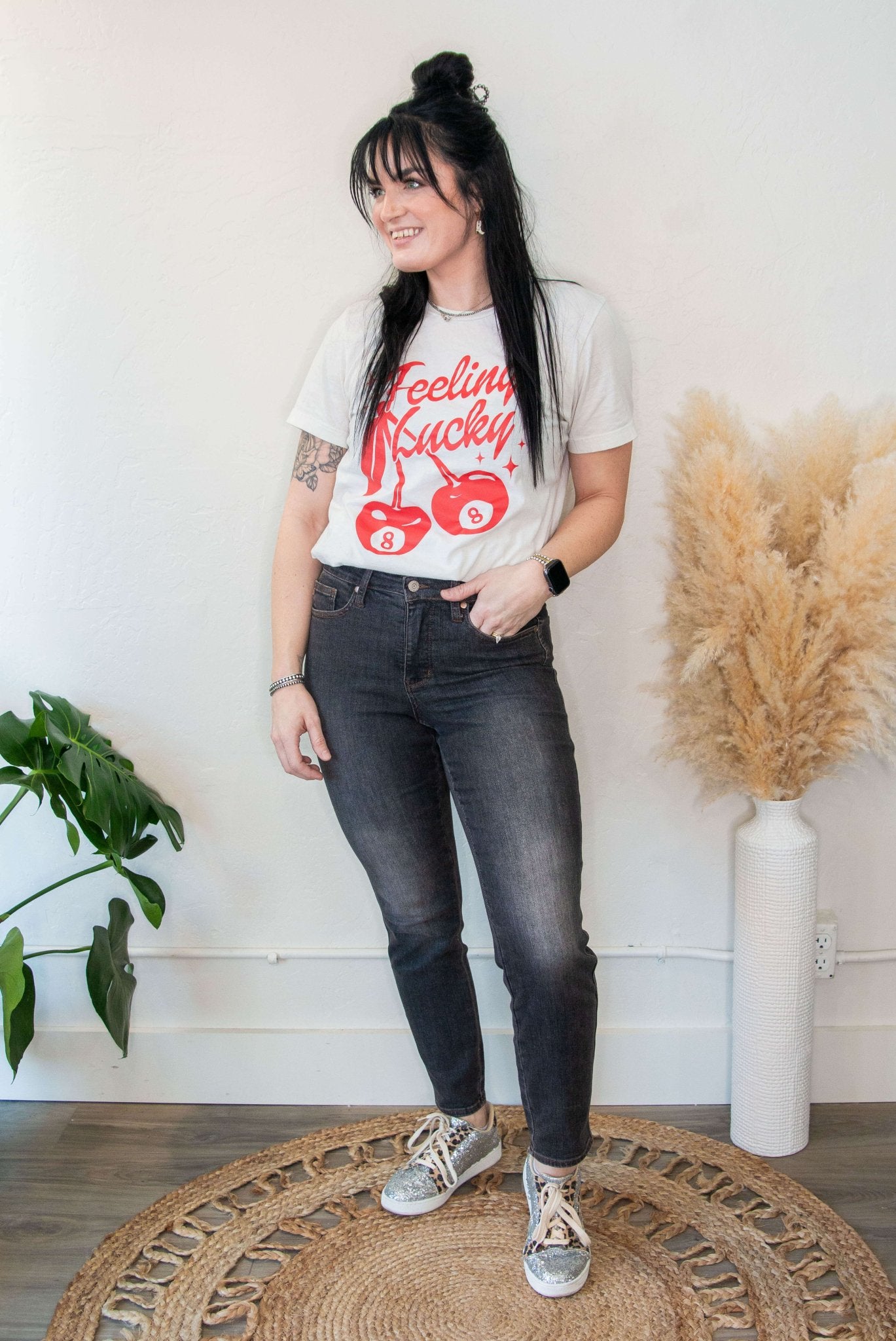 Judy Blue Mid Rise Tummy Control Jean - Southern Chic Tees & Boutique