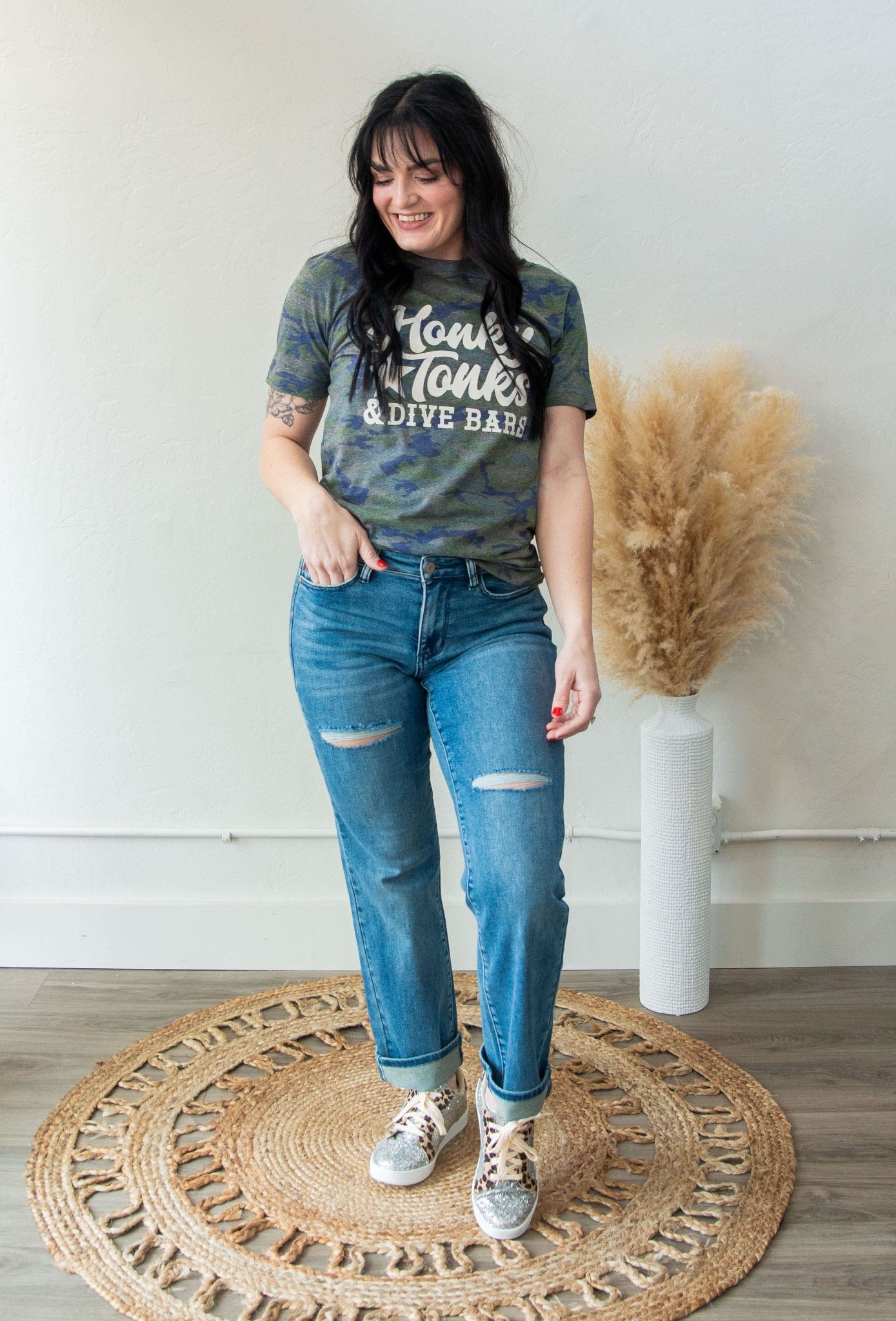 Judy Blue Midrise Dad Jean - Southern Chic Tees & Boutique