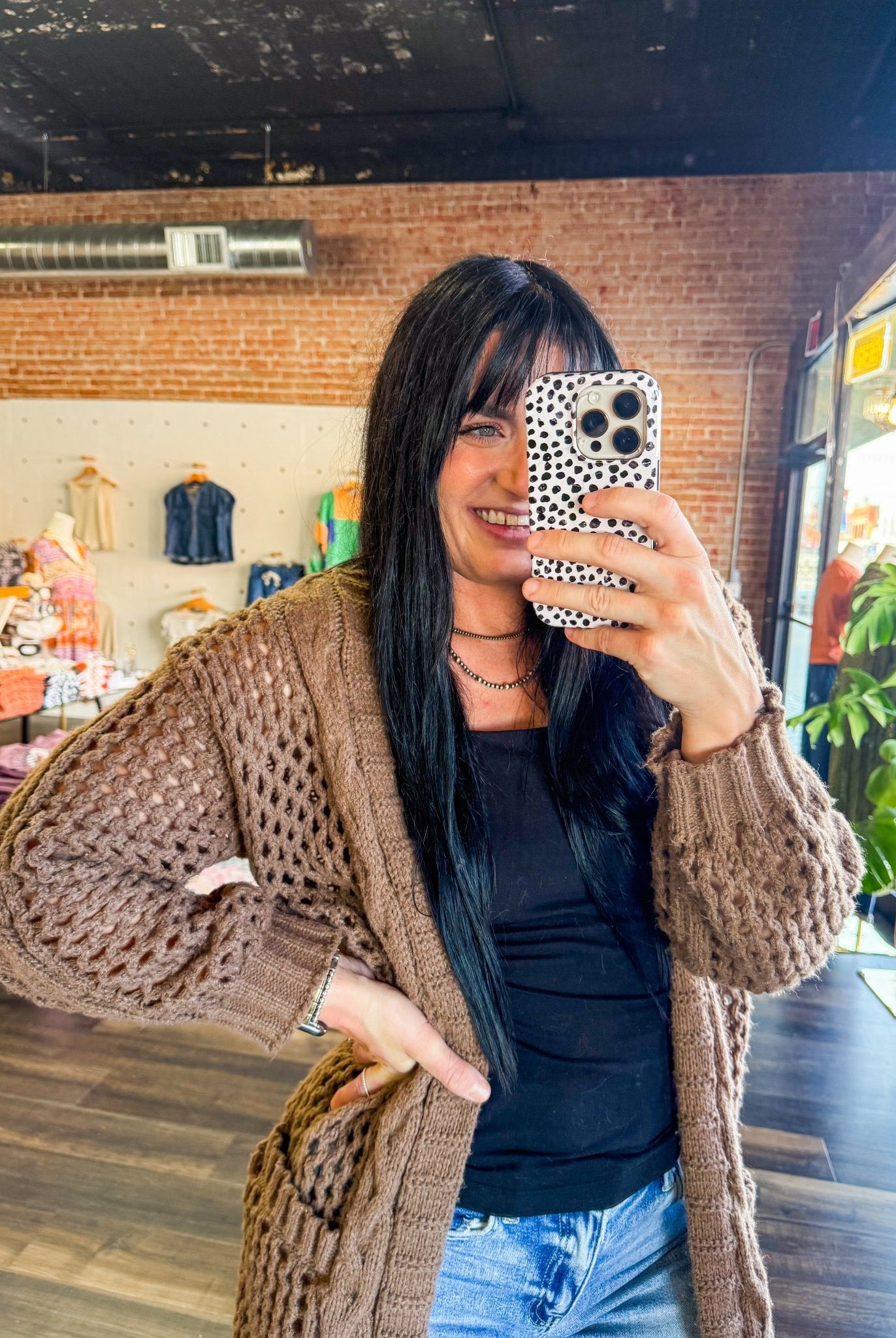 Kandias Knit Cardigan | Brown - Southern Chic Tees & Boutique