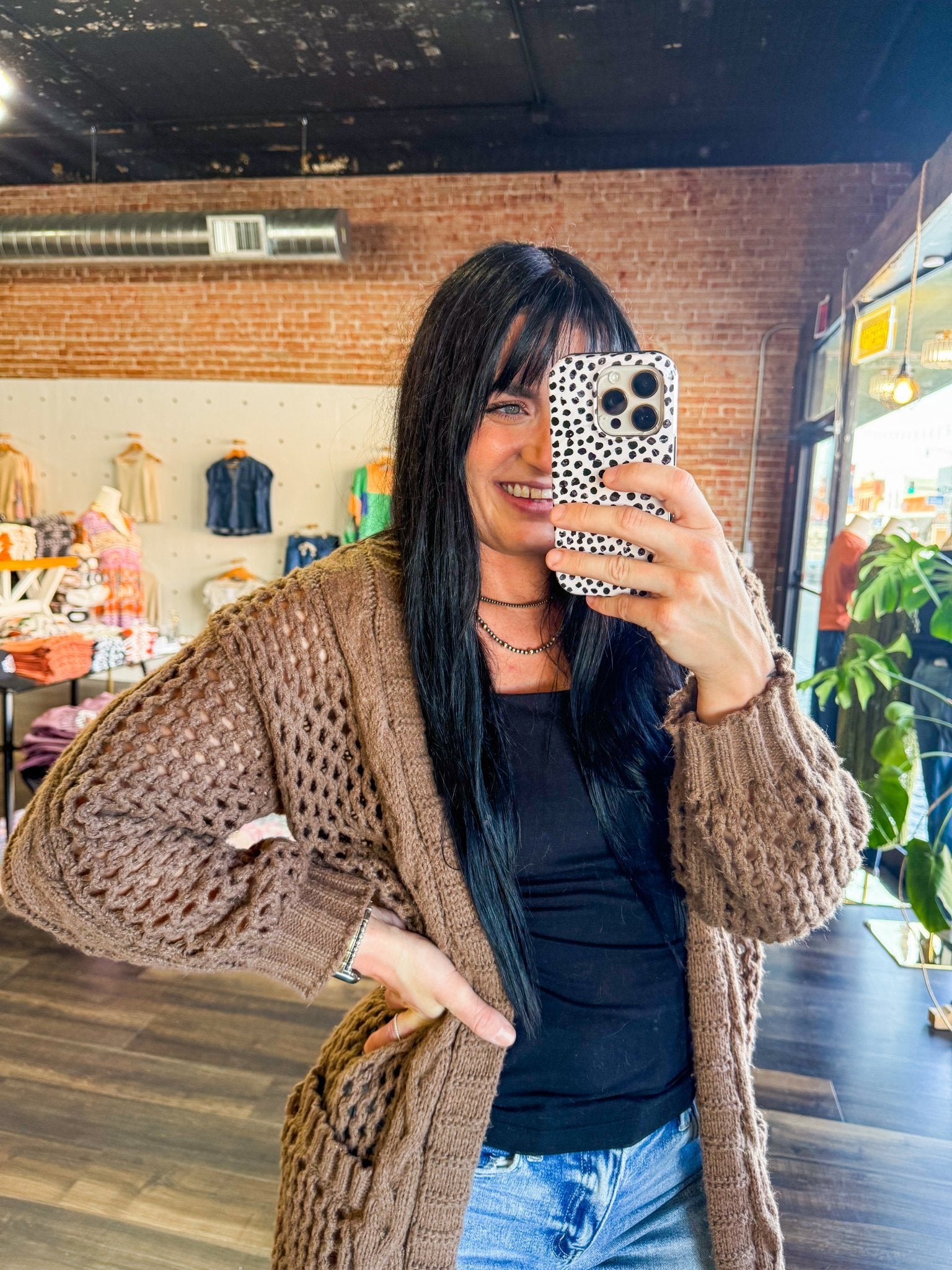 Kandias Knit Cardigan | Brown - Southern Chic Tees & Boutique