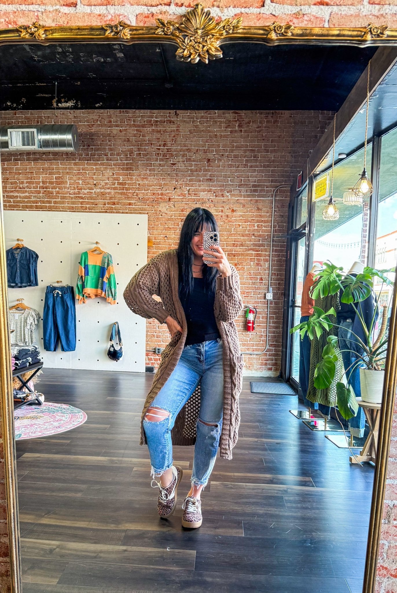Kandias Knit Cardigan | Brown - Southern Chic Tees & Boutique