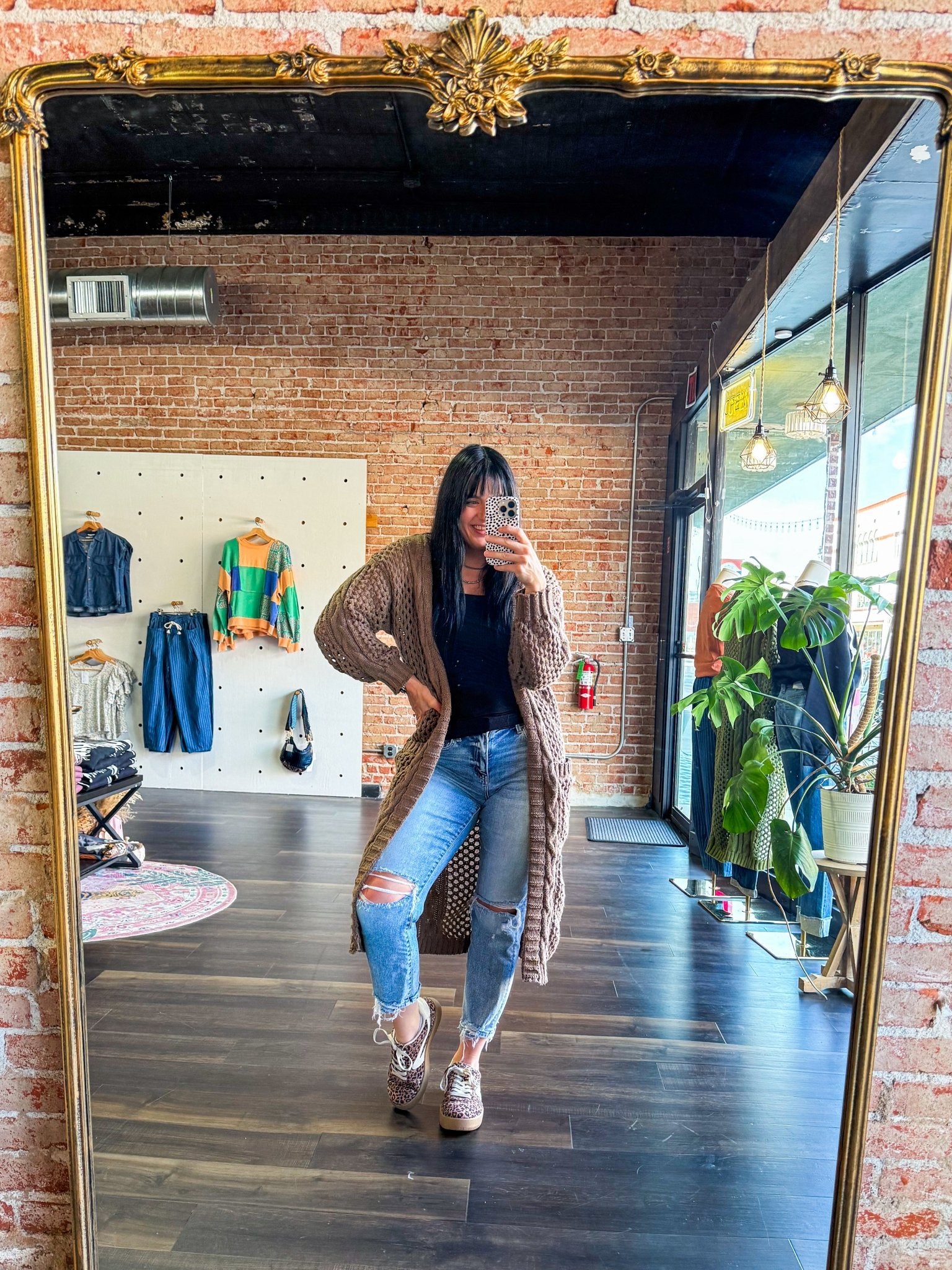 Kandias Knit Cardigan | Brown - Southern Chic Tees & Boutique