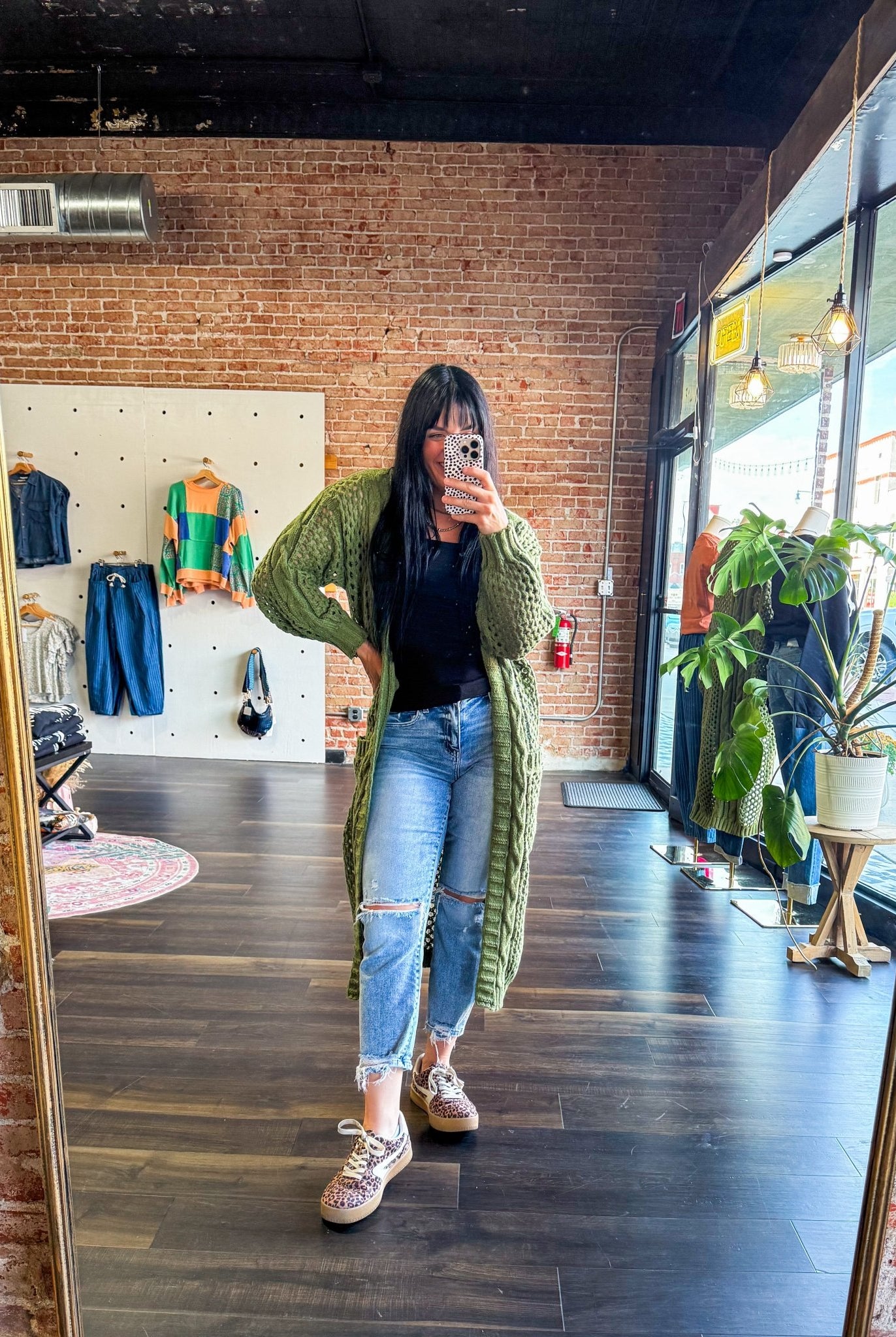 Kandias Knit Cardigan | Olive - Southern Chic Tees & Boutique