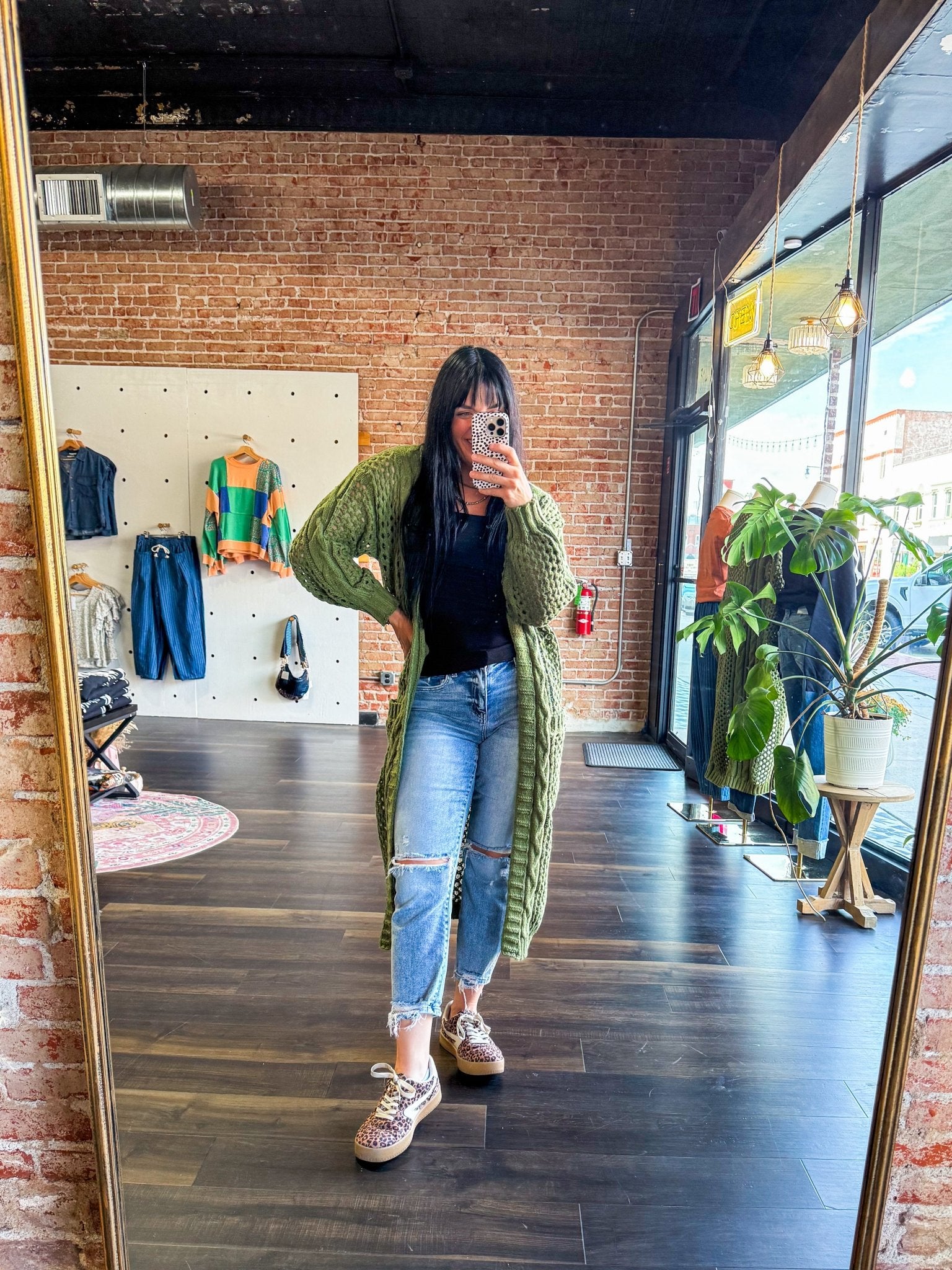 Kandias Knit Cardigan | Olive - Southern Chic Tees & Boutique