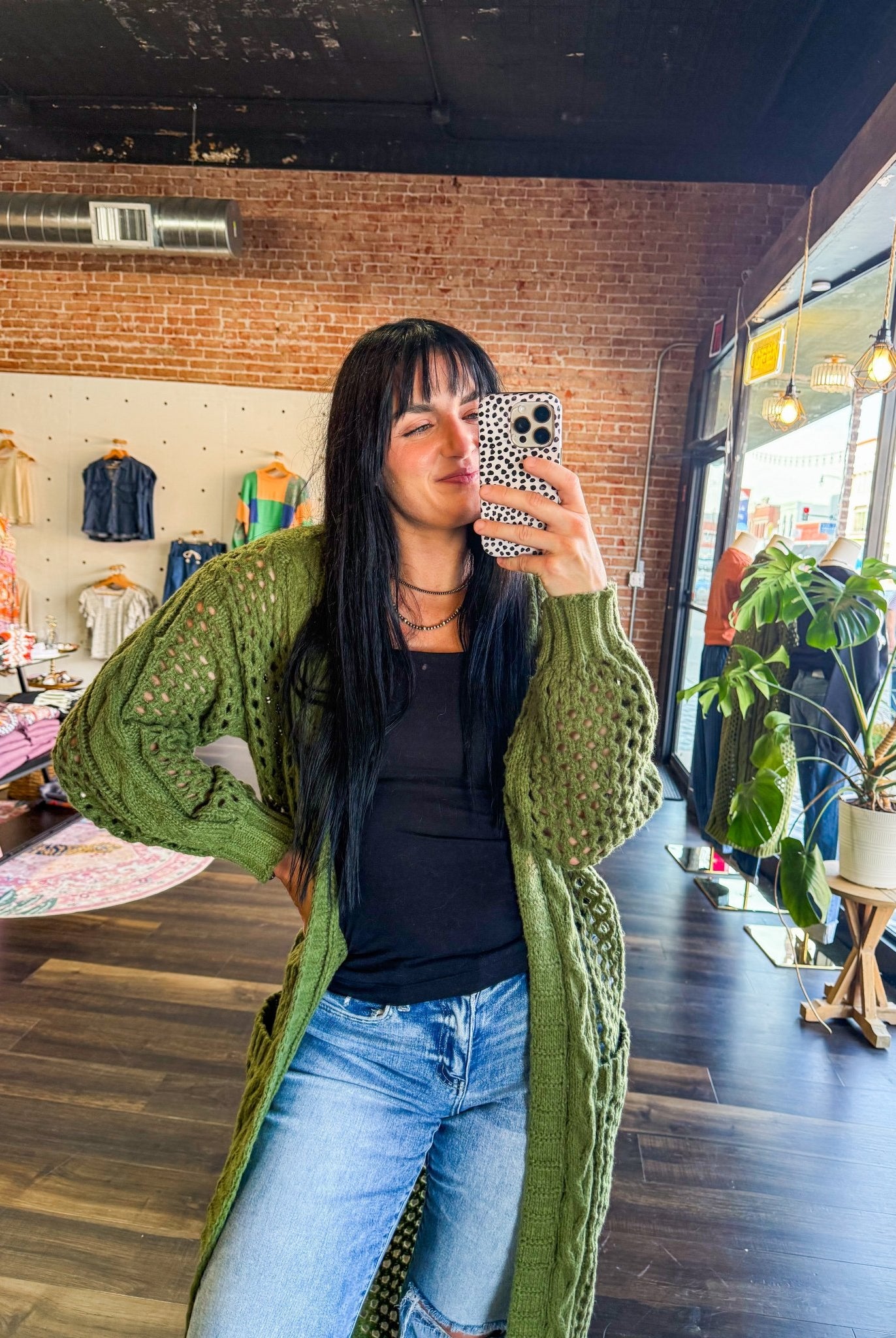 Kandias Knit Cardigan | Olive - Southern Chic Tees & Boutique