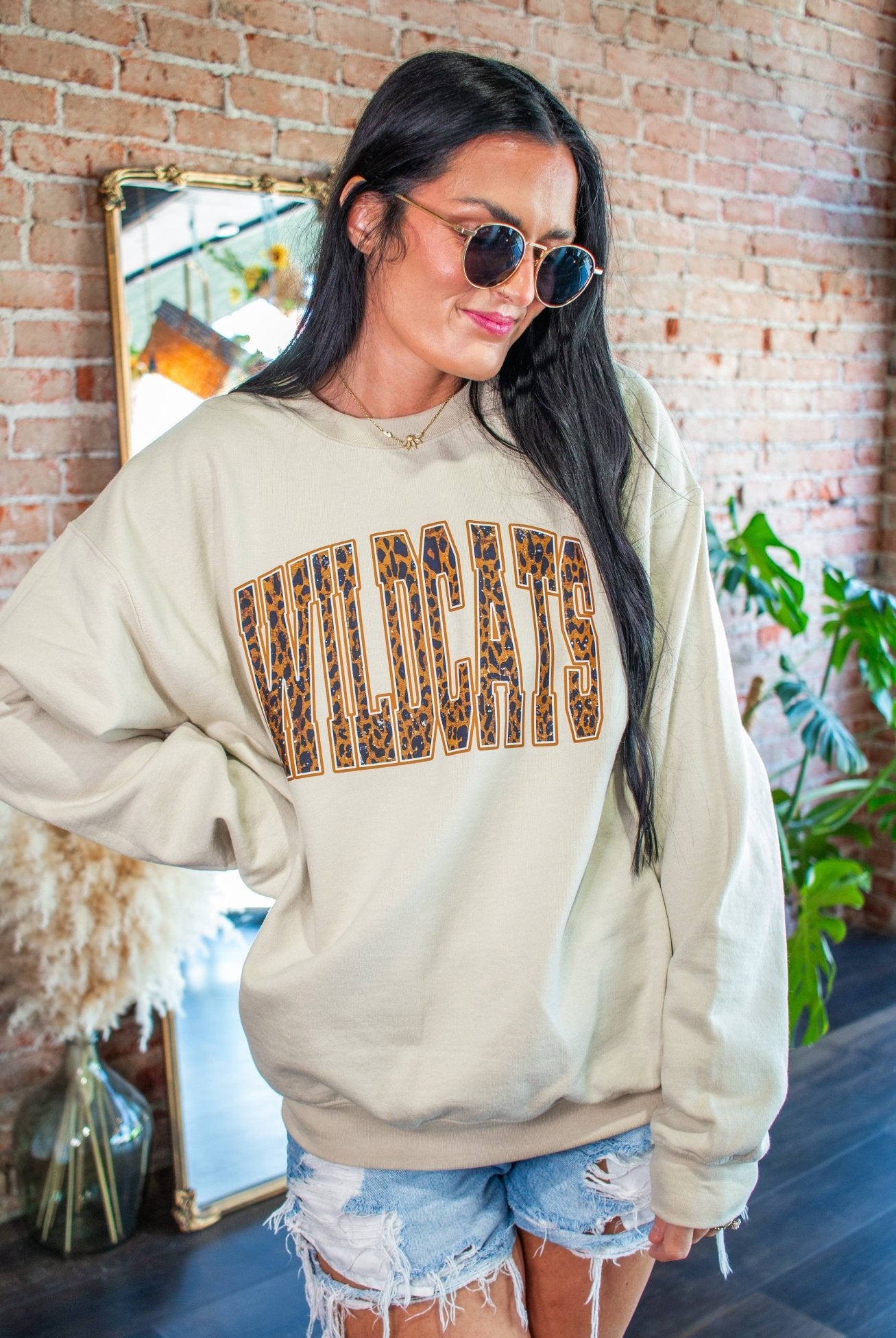 Leopard Wildcats Graphic Sweatshirt - Southern Chic Tees & Boutique