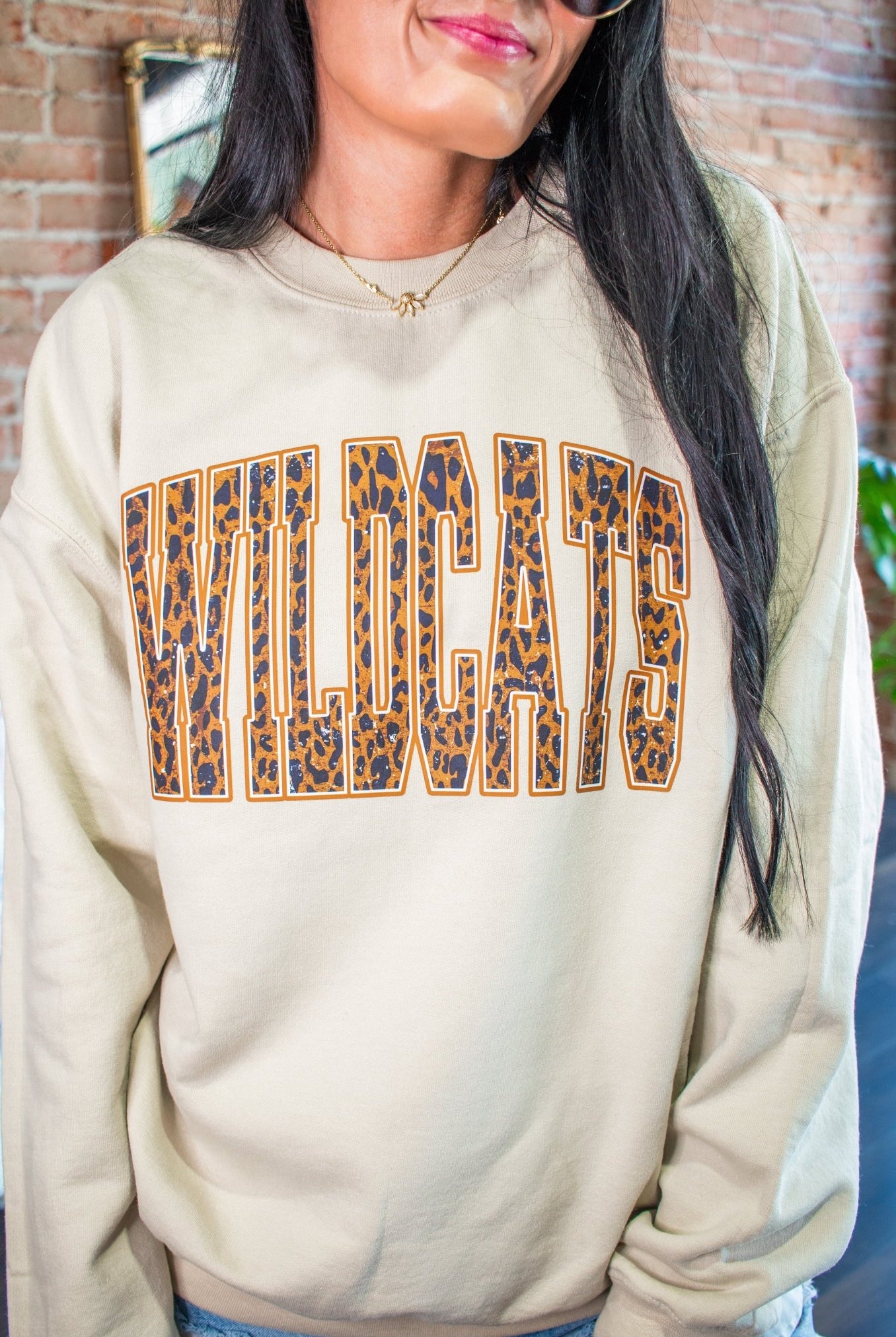 Leopard Wildcats Graphic Sweatshirt - Southern Chic Tees & Boutique