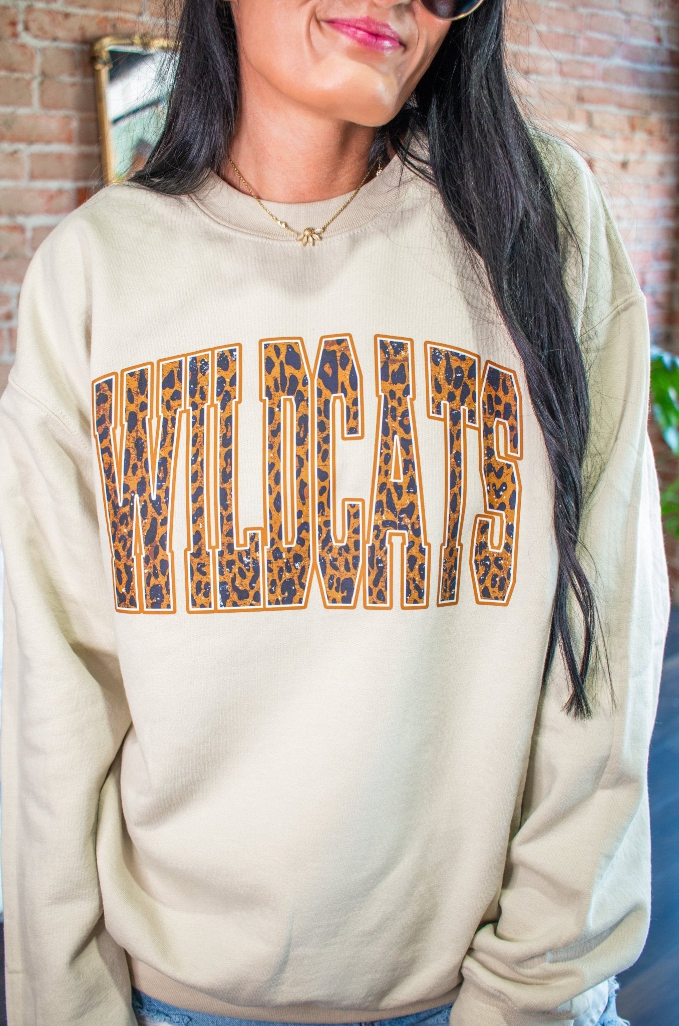 Leopard Wildcats Graphic Sweatshirt - Southern Chic Tees & Boutique