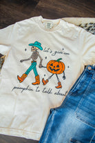 Let's Give em' Pumpkin Graphic Tee - Southern Chic Tees & Boutique
