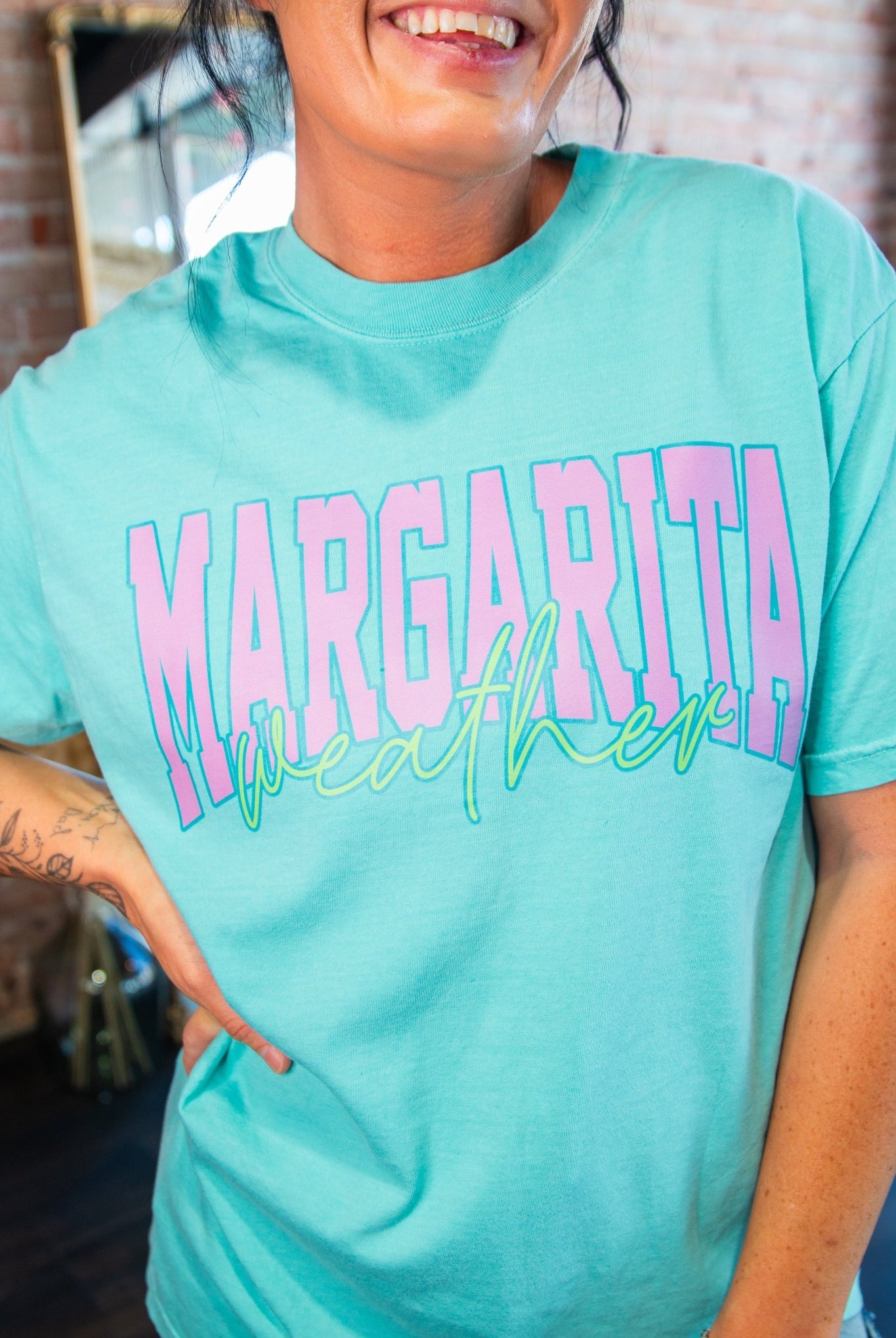 Margarita Weather Comfort Colors Graphic Tee - Southern Chic Tees & Boutique