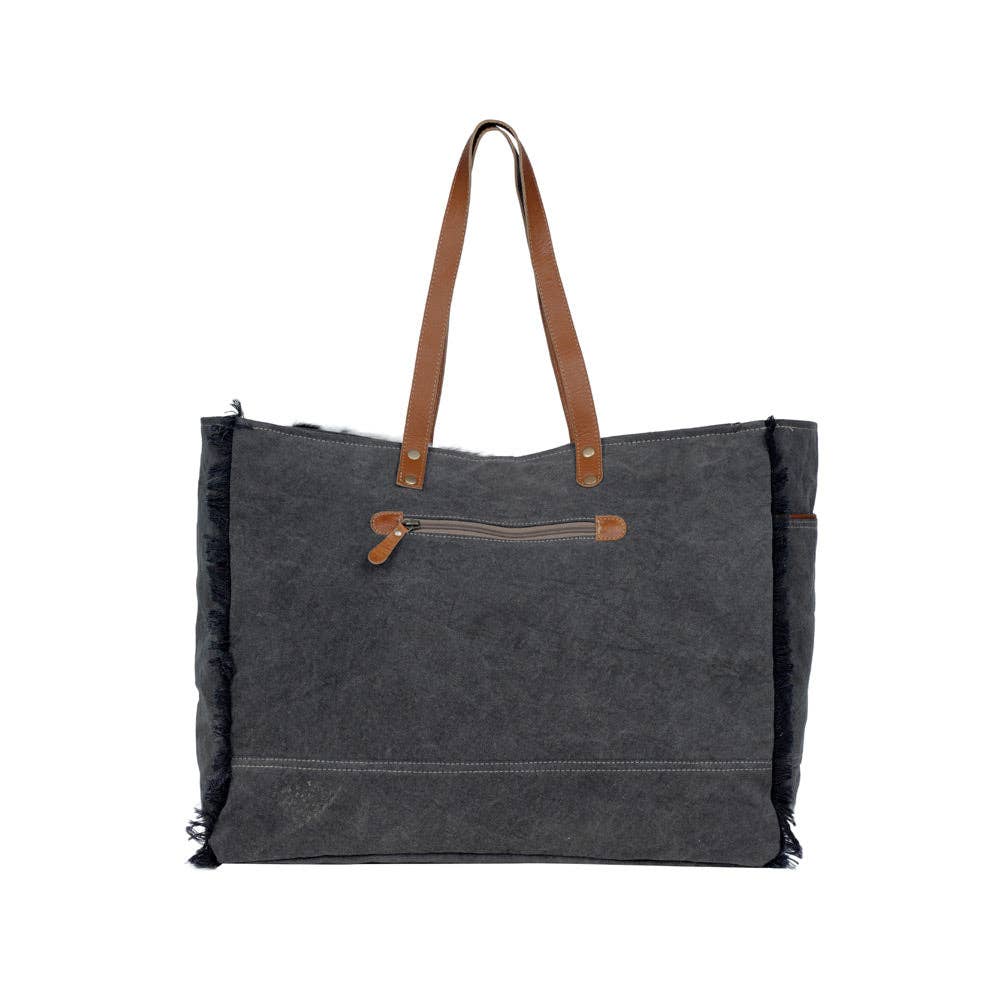 Matty Affair Canvas & Hairon Bag - Southern Chic Tees & Boutique