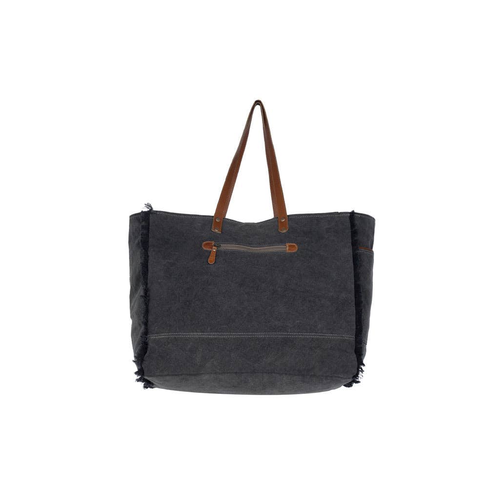 Matty Affair Canvas & Hairon Bag - Southern Chic Tees & Boutique