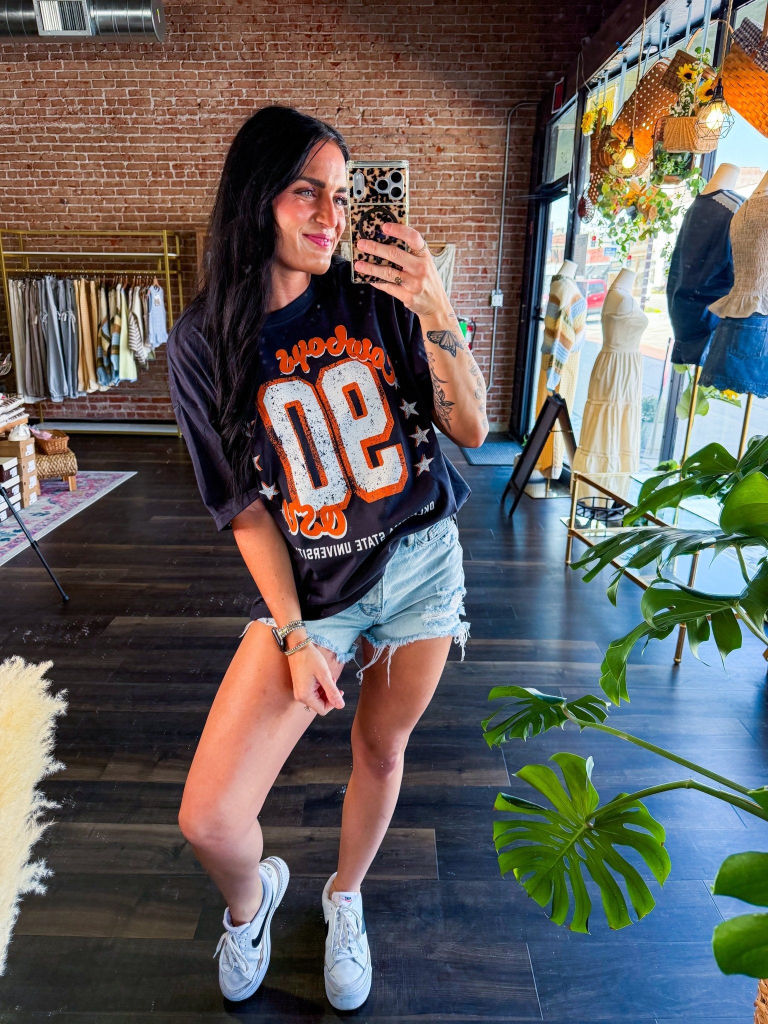 OSU Cowboys Jersey Patch Heavyweight Tee – Official Oklahoma State Apparel - Southern Chic Tees & Boutique