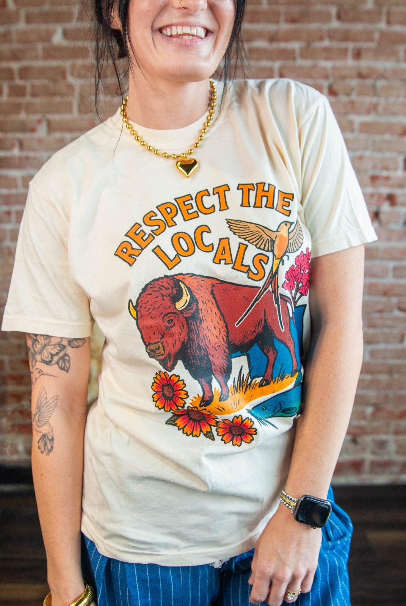 Respect the Locals Graphic Tee - Southern Chic Tees & Boutique