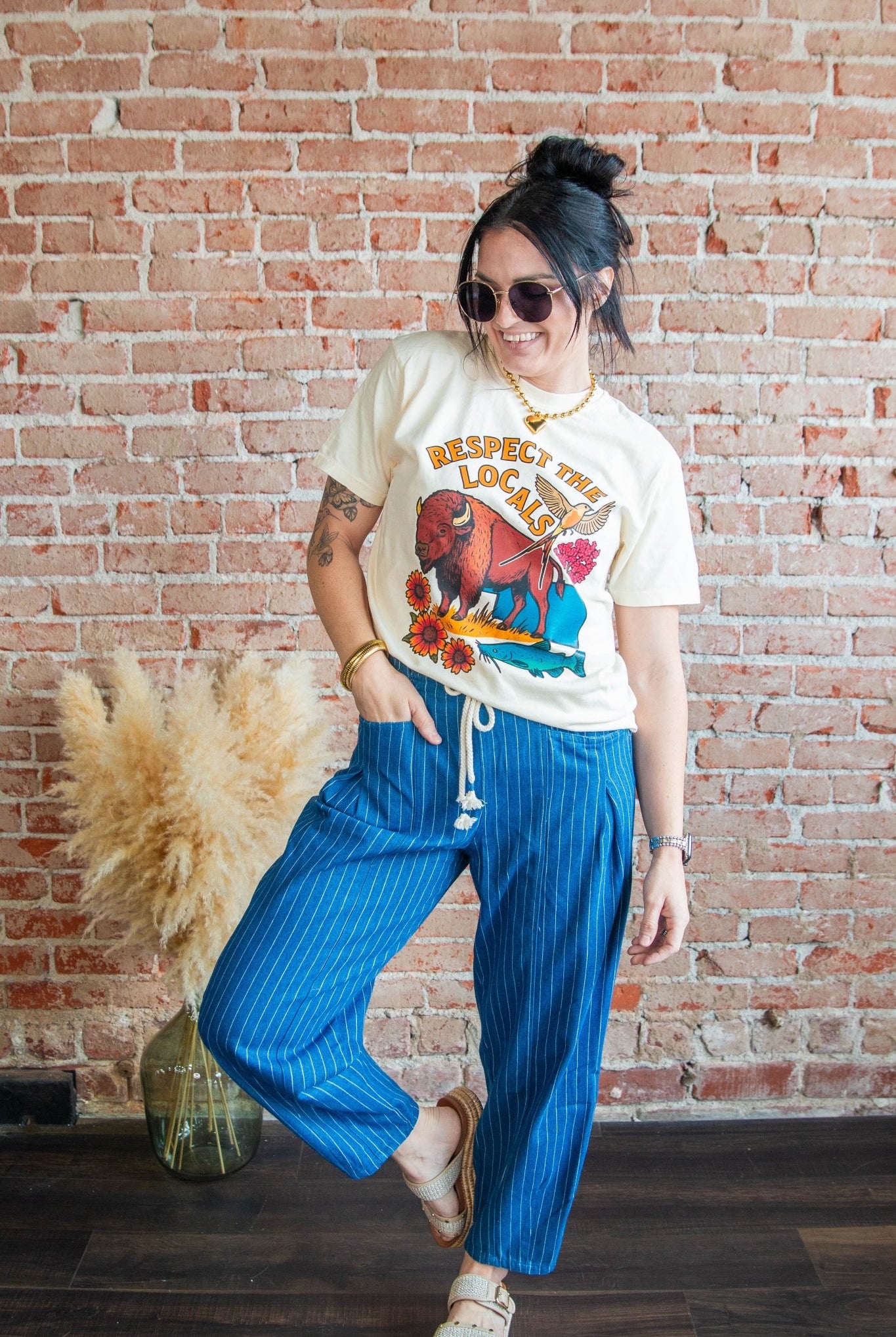 Respect the Locals Graphic Tee - Southern Chic Tees & Boutique
