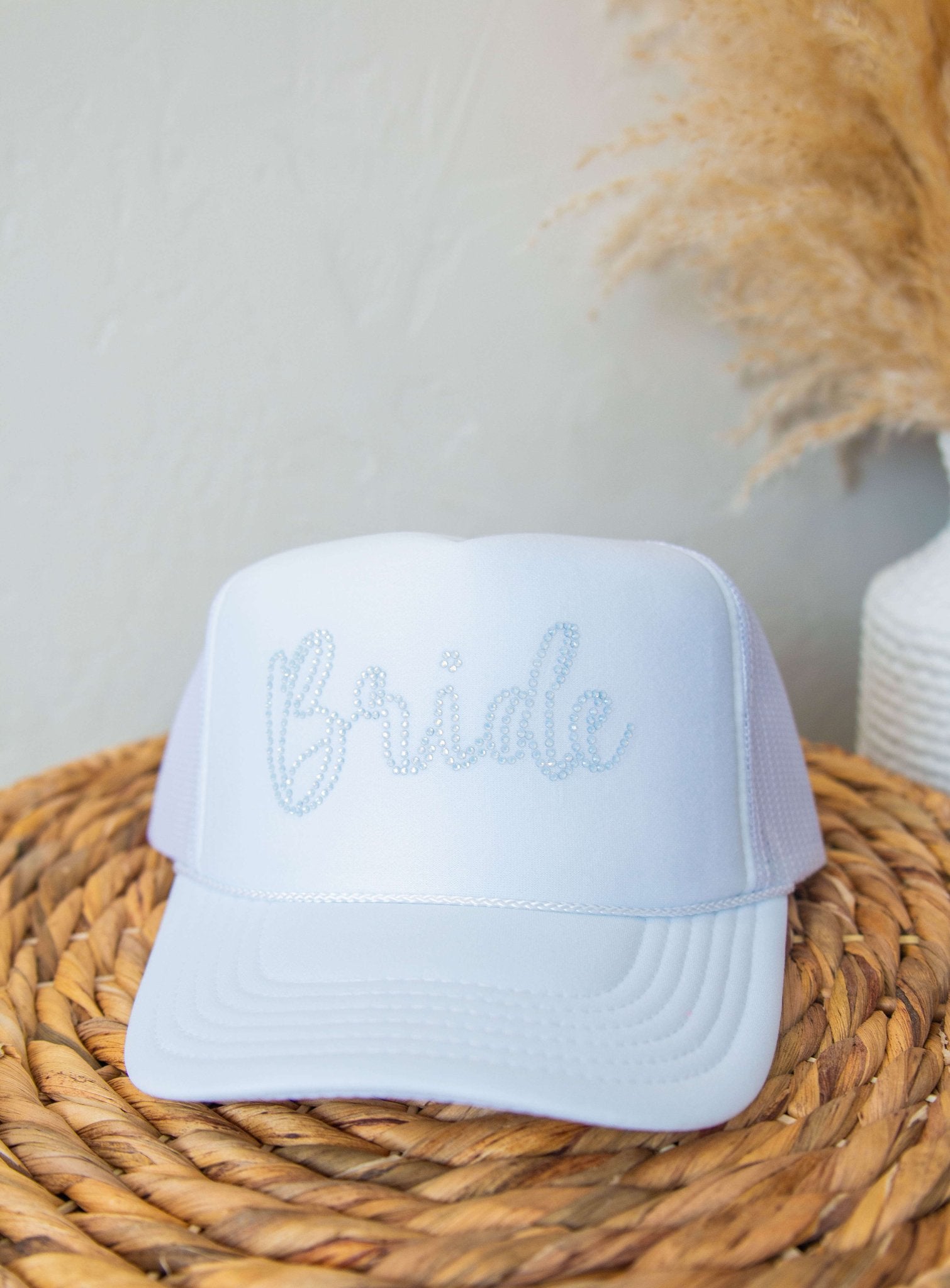 Rhinestone Bride Trucker Hat - Southern Chic Tees & Boutique