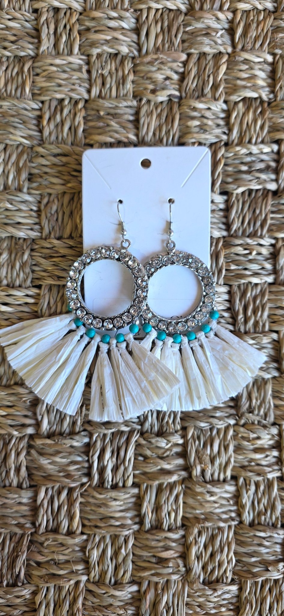 Rhinestone Fringe Earrings - Southern Chic Tees & Boutique