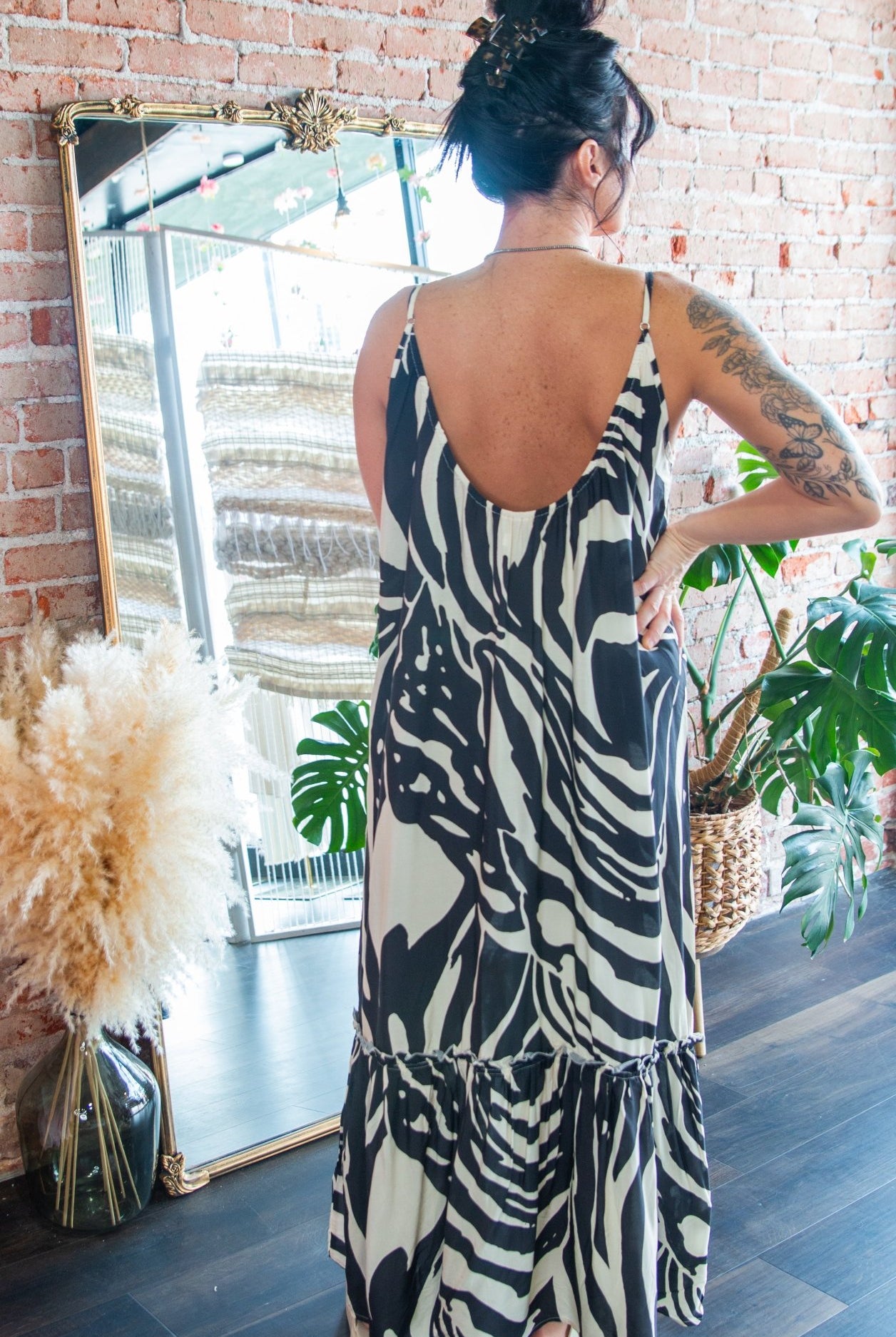 Safari Nights Zebra Print Maxi Dress - Southern Chic Tees & Boutique