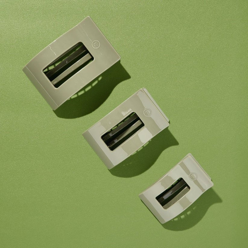 Sage It Ain't So Teleties Rectangle Flat Clip - Southern Chic Tees & Boutique