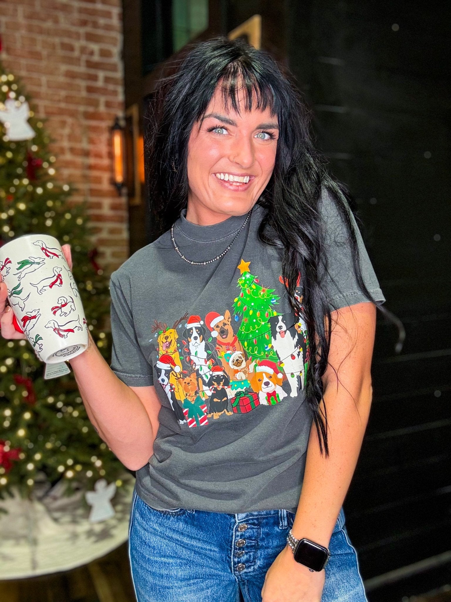 Santa Paws Graphic Tee - Southern Chic Tees & Boutique