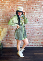 Shades of Olive Shirt Dress - Southern Chic Tees & Boutique