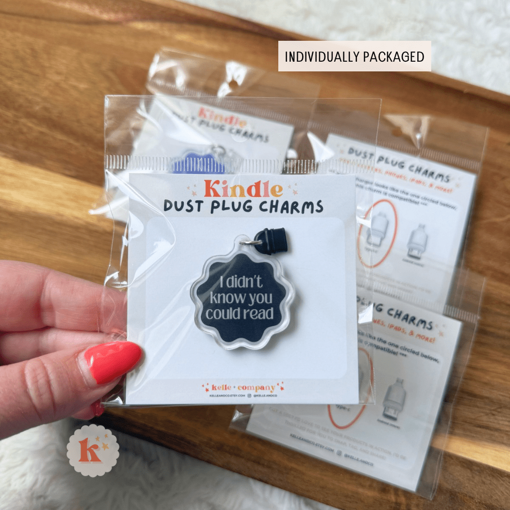 Smut Book Club Kindle Charm C Plug - Southern Chic Tees & Boutique