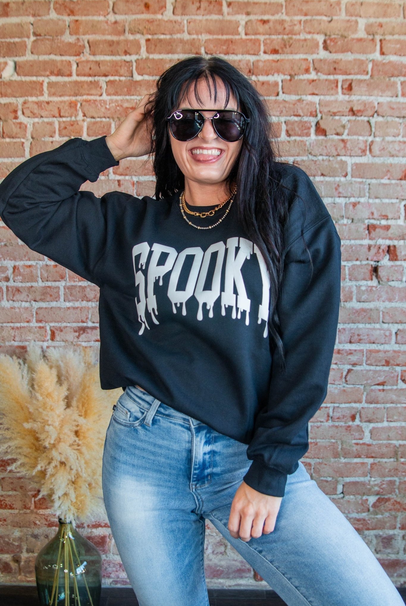 Spooky Puff Sweatshirt - Southern Chic Tees & Boutique