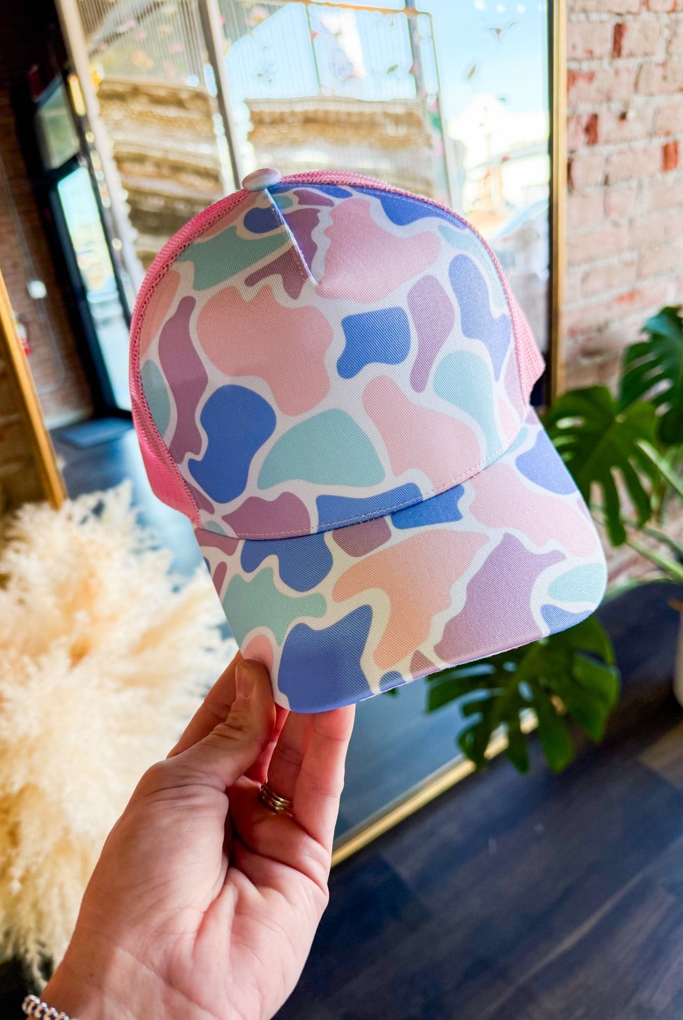 Spring Duck Camo Trucker Hat - Southern Chic Tees & Boutique