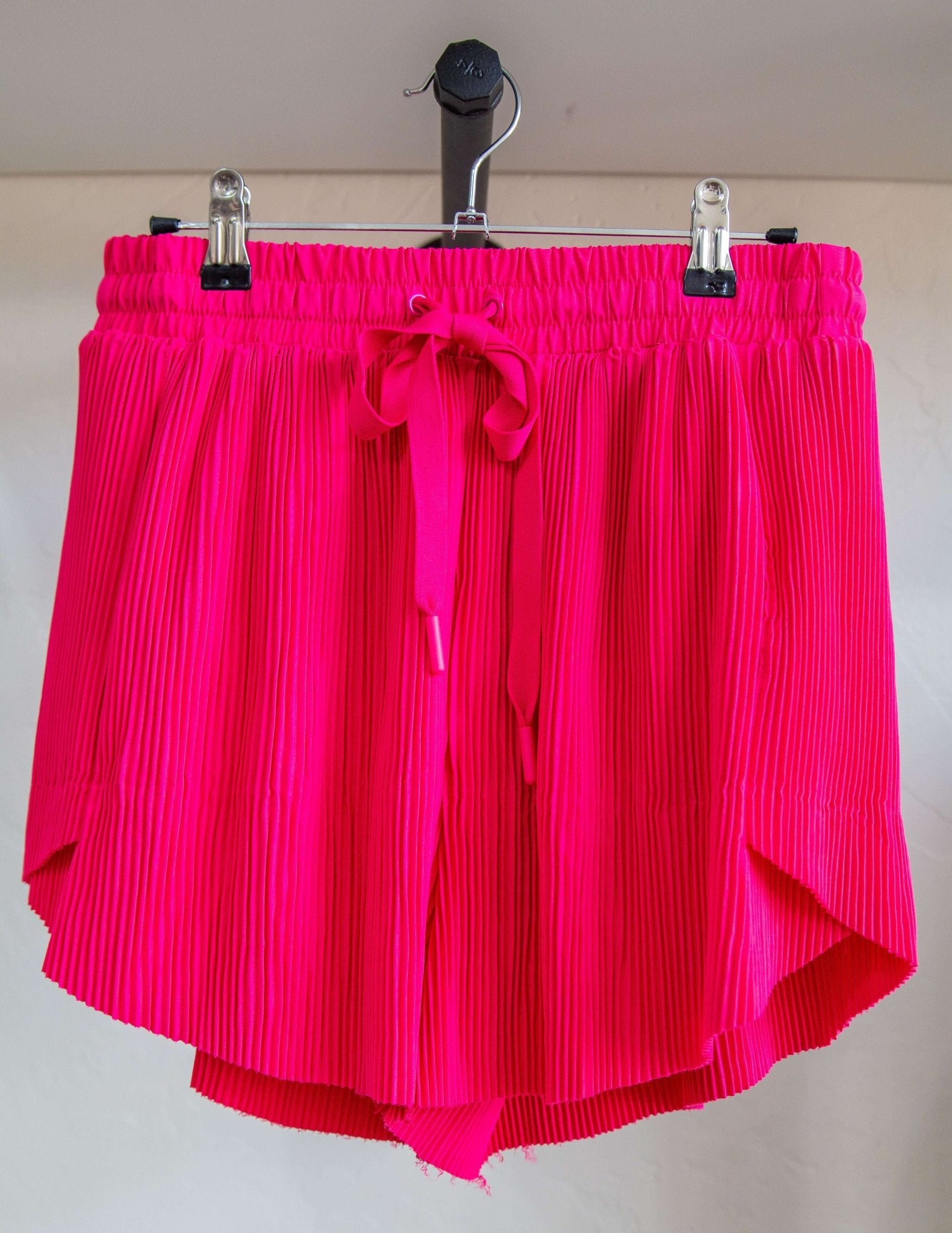 Sunny Days Pleated Athletic Shorts Hot Pink - Southern Chic Tees & Boutique