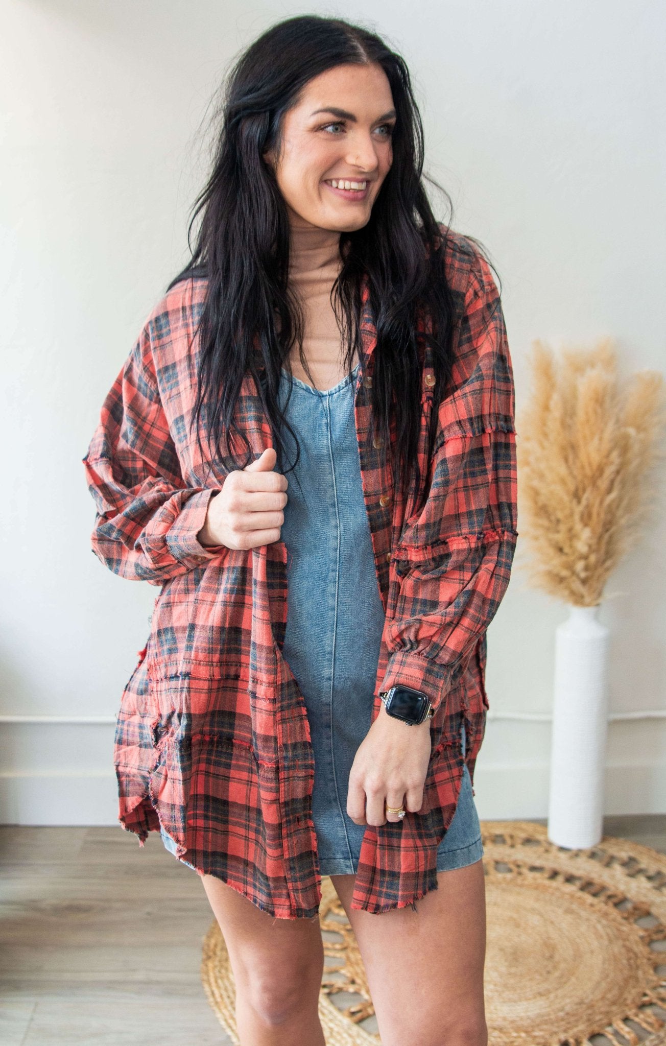 Taupe Mock Neck Fitted Top - Southern Chic Tees & Boutique