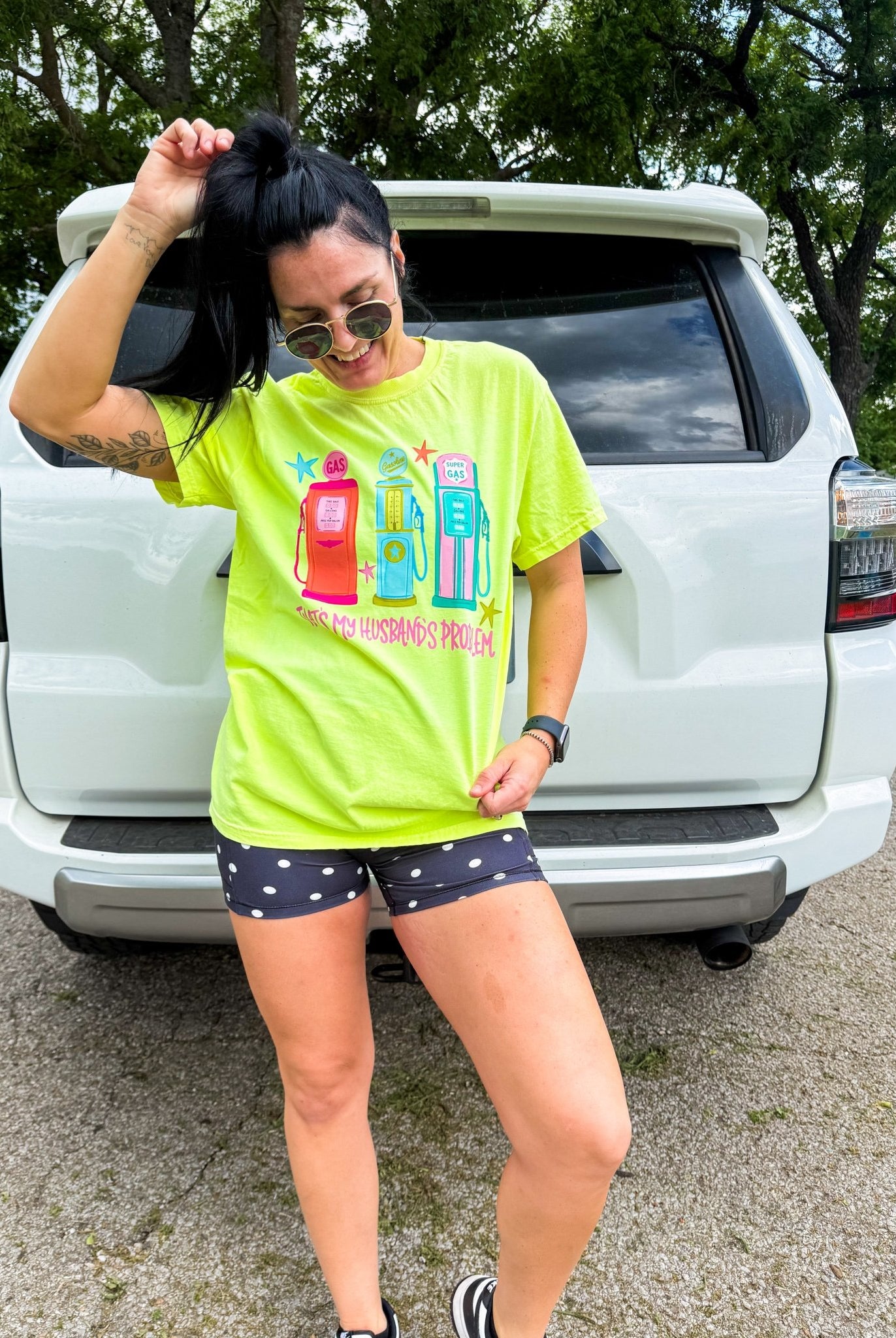 "That's My Husband's Problem" Retro Graphic Tee | Premium Comfort Colors Funny Wife Shirt - Southern Chic Tees & Boutique