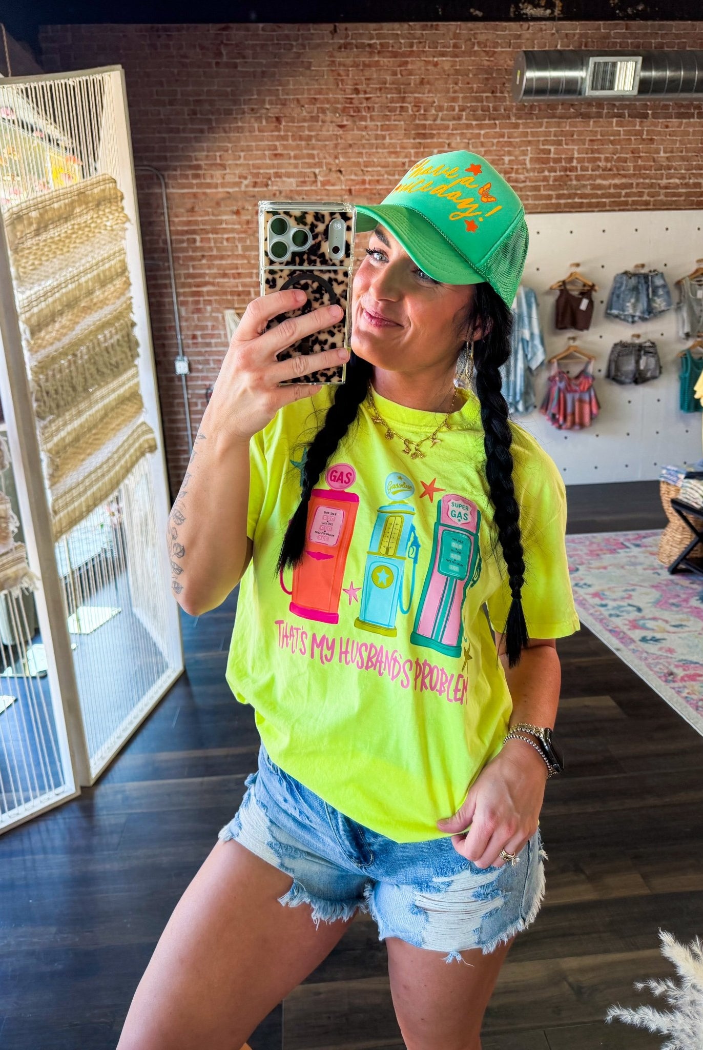 "That's My Husband's Problem" Retro Graphic Tee | Premium Comfort Colors Funny Wife Shirt - Southern Chic Tees & Boutique