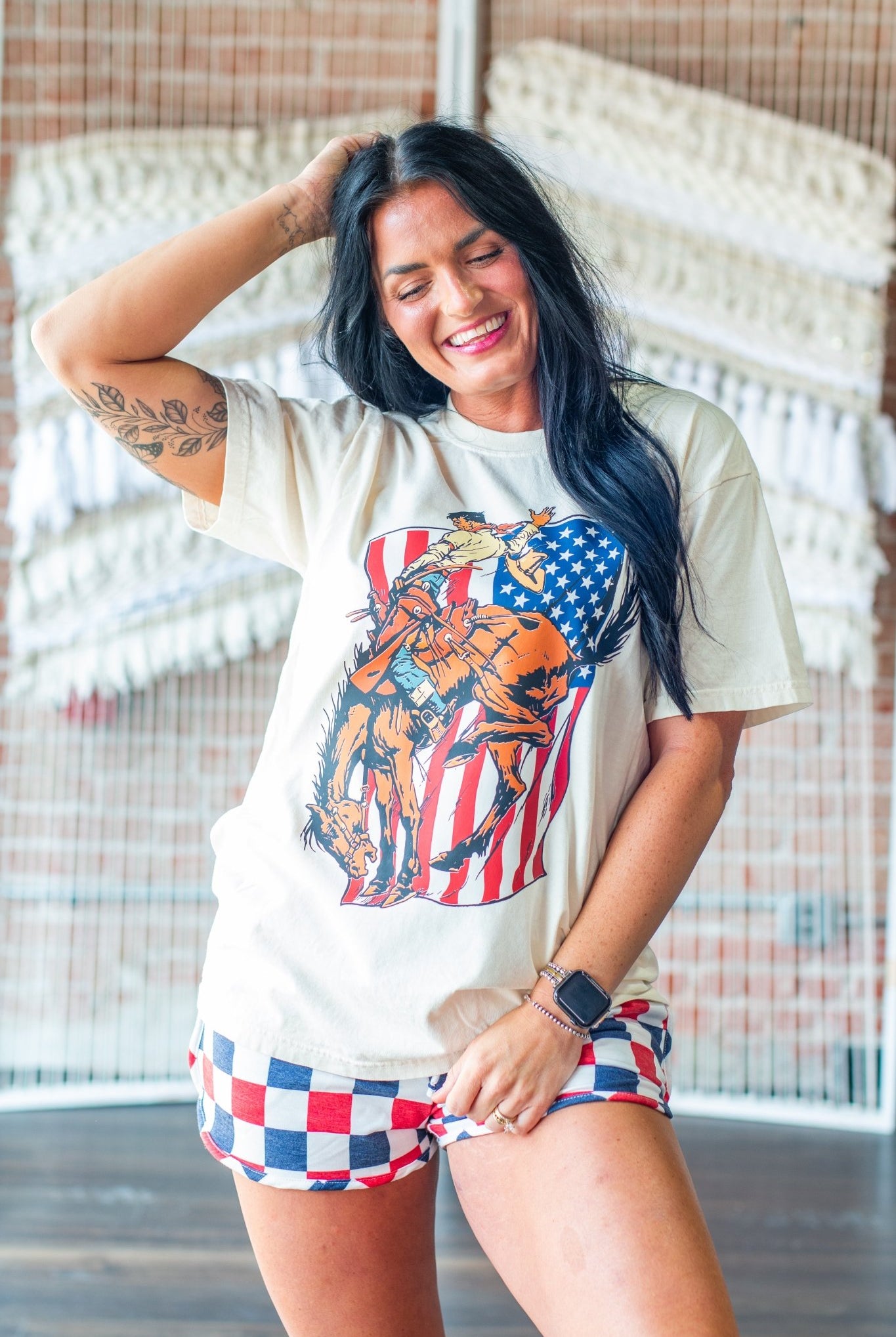 The American Bronc: Vintage Western Graphic Tee - Southern Chic Tees & Boutique