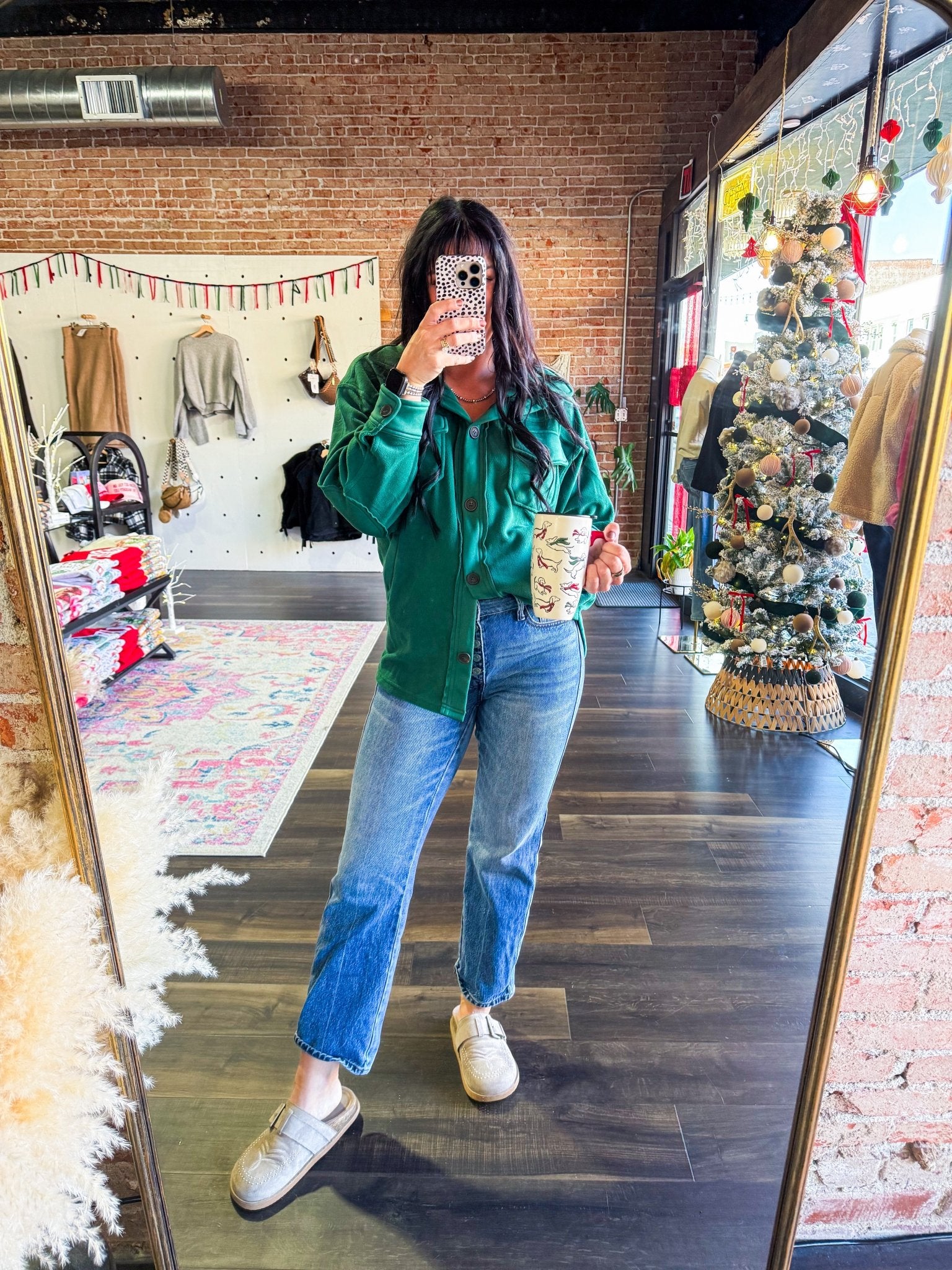 The Everyday Essential Shacket | Hunter Green - Southern Chic Tees & Boutique