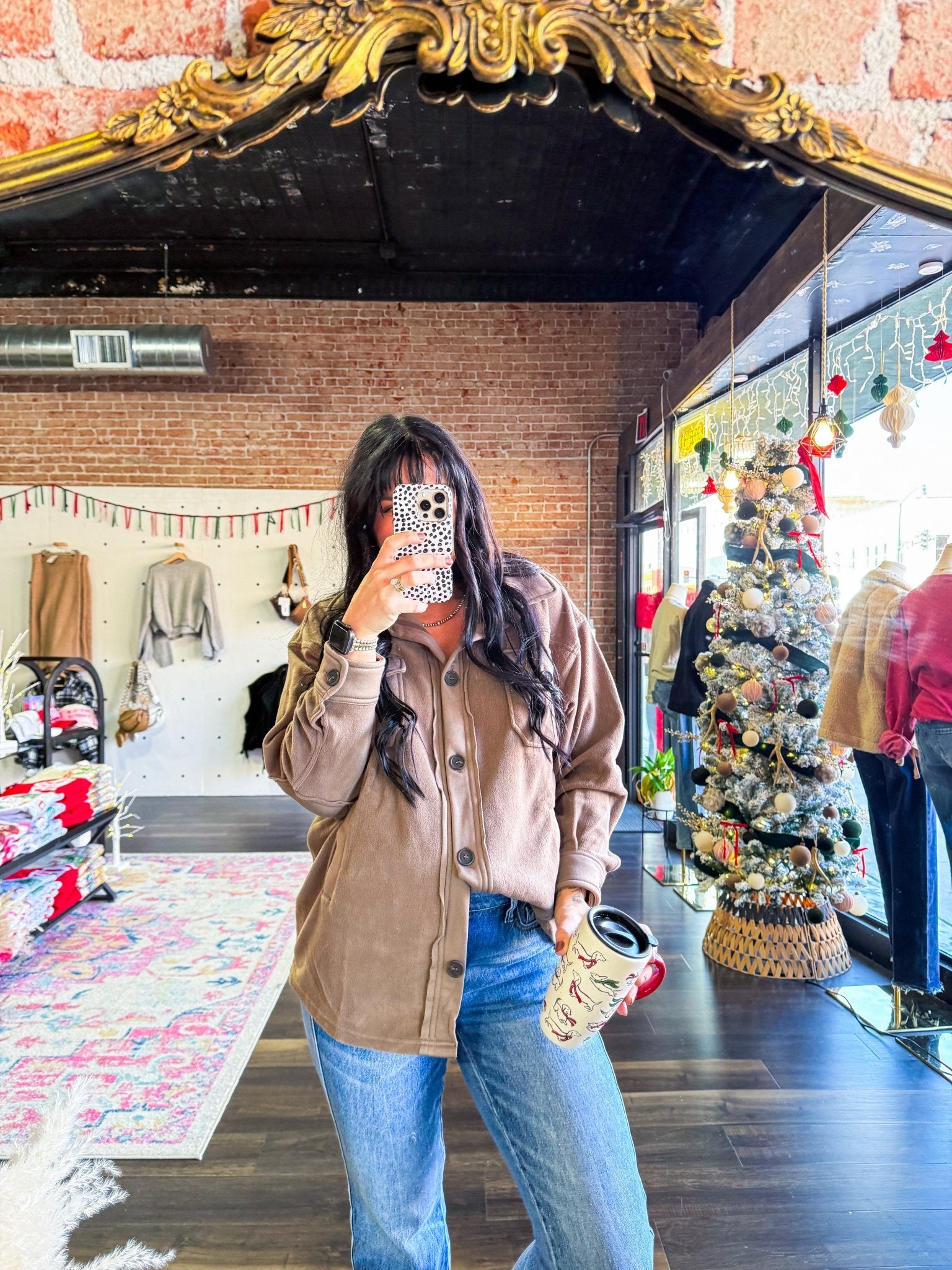 The Everyday Essential Shacket | Mocha - Southern Chic Tees & Boutique