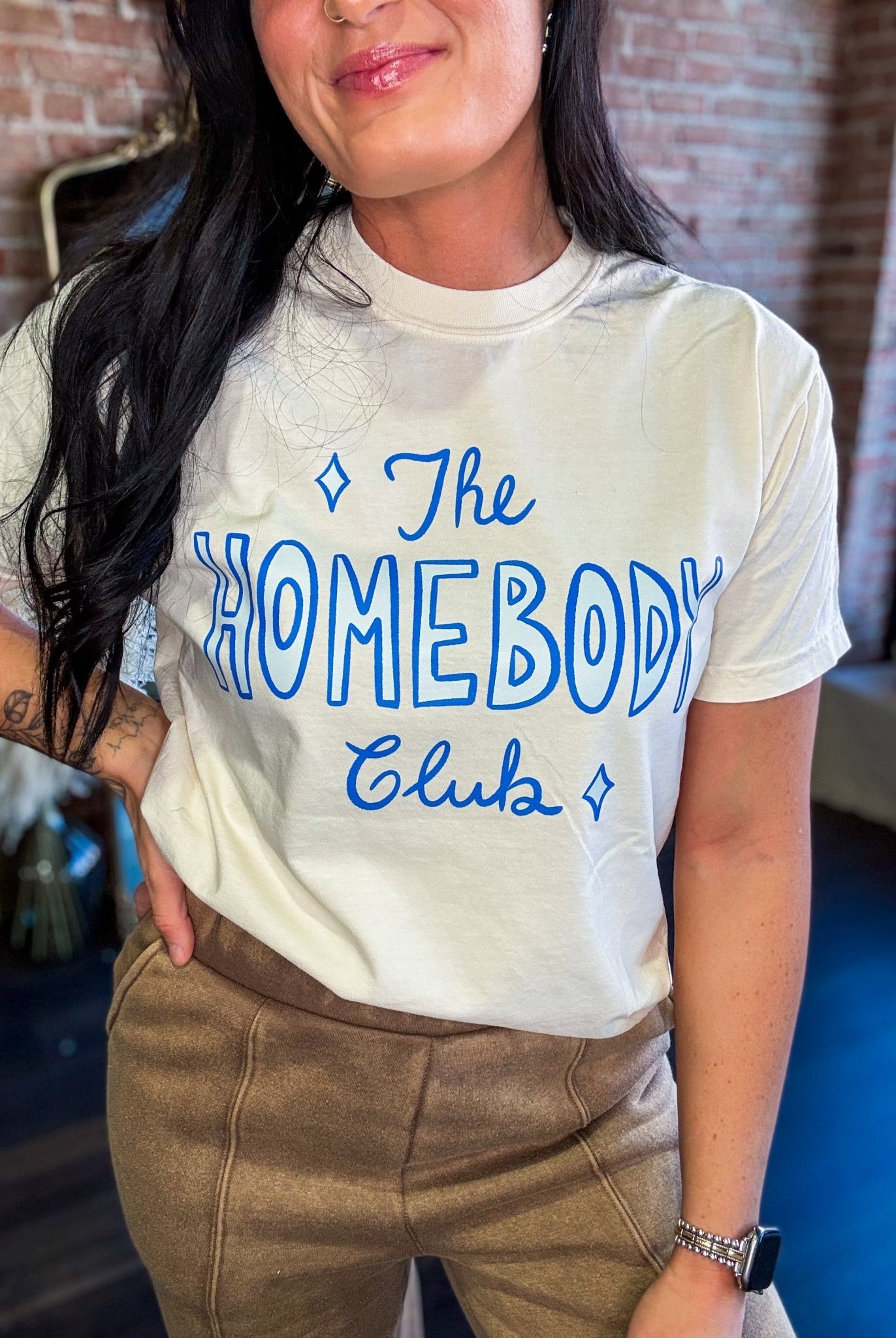 The Homebody Club Graphic Tee - Southern Chic Tees & Boutique