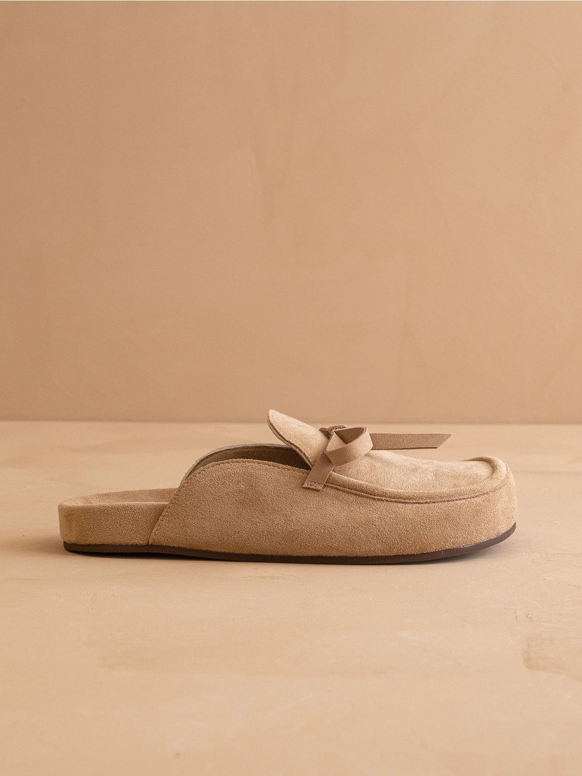 The Stevie | Almond Tie Mule Loafer - Southern Chic Tees & Boutique