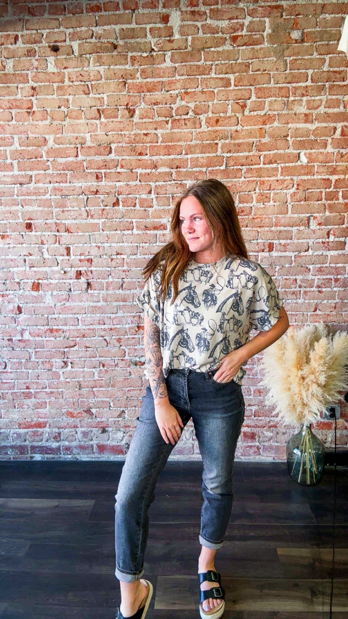 The Way of Life Cuffed Shirt - Southern Chic Tees & Boutique