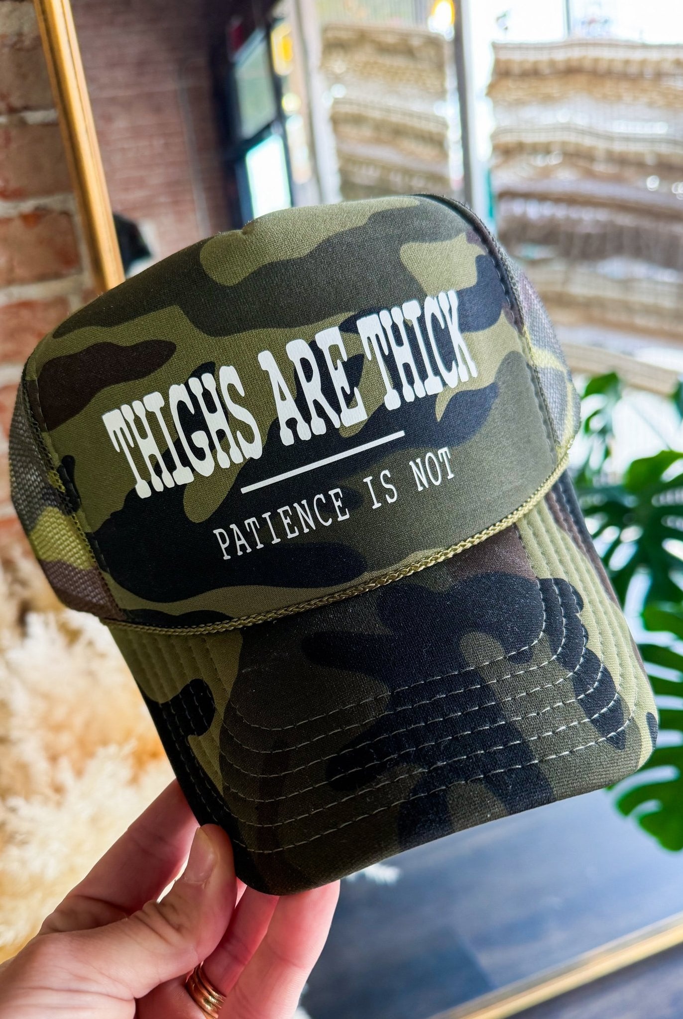 Thighs Are Thick Trucker Hat - Southern Chic Tees & Boutique