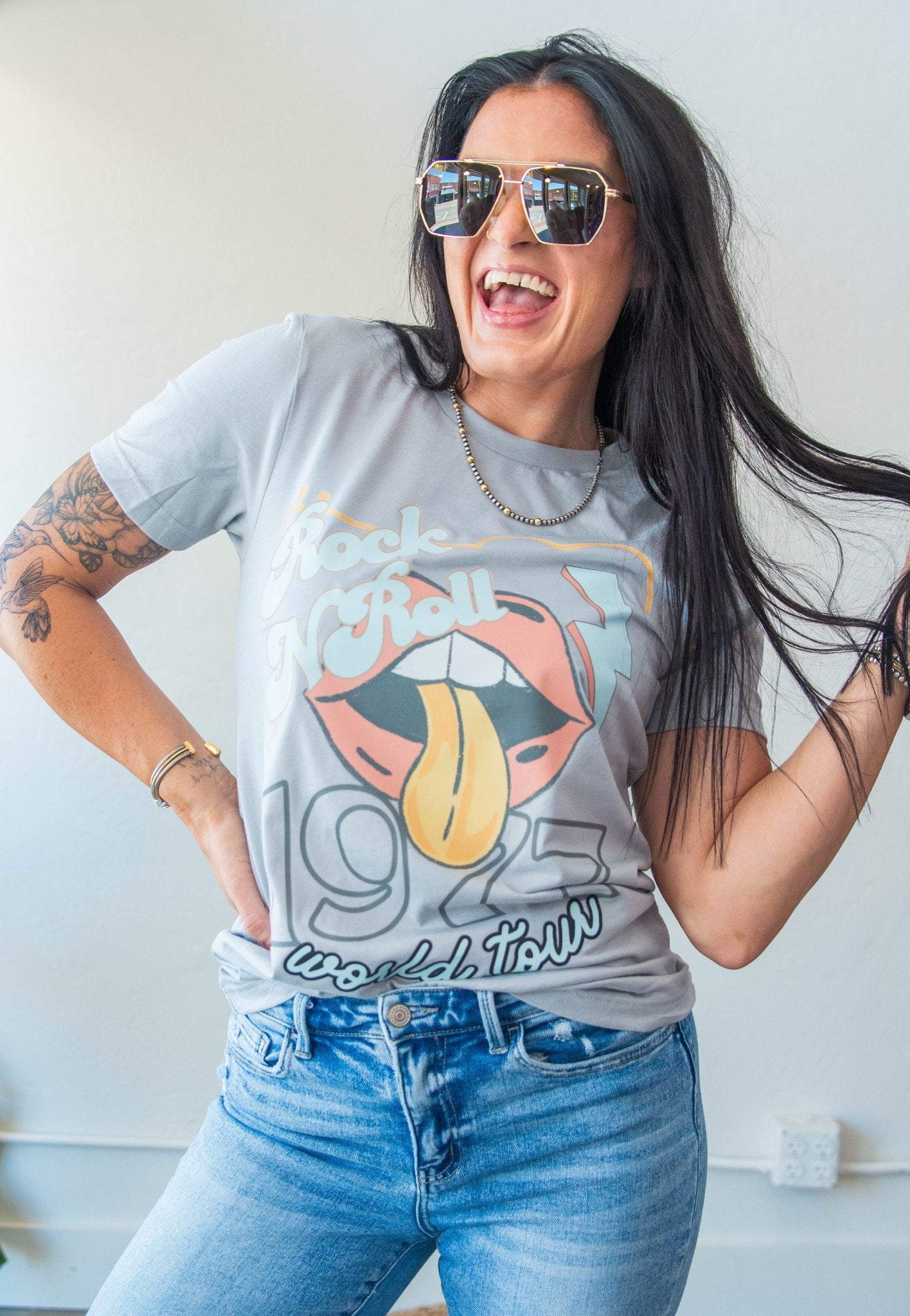 Vintage Rock n Roll Graphic Tee - Southern Chic Tees & Boutique