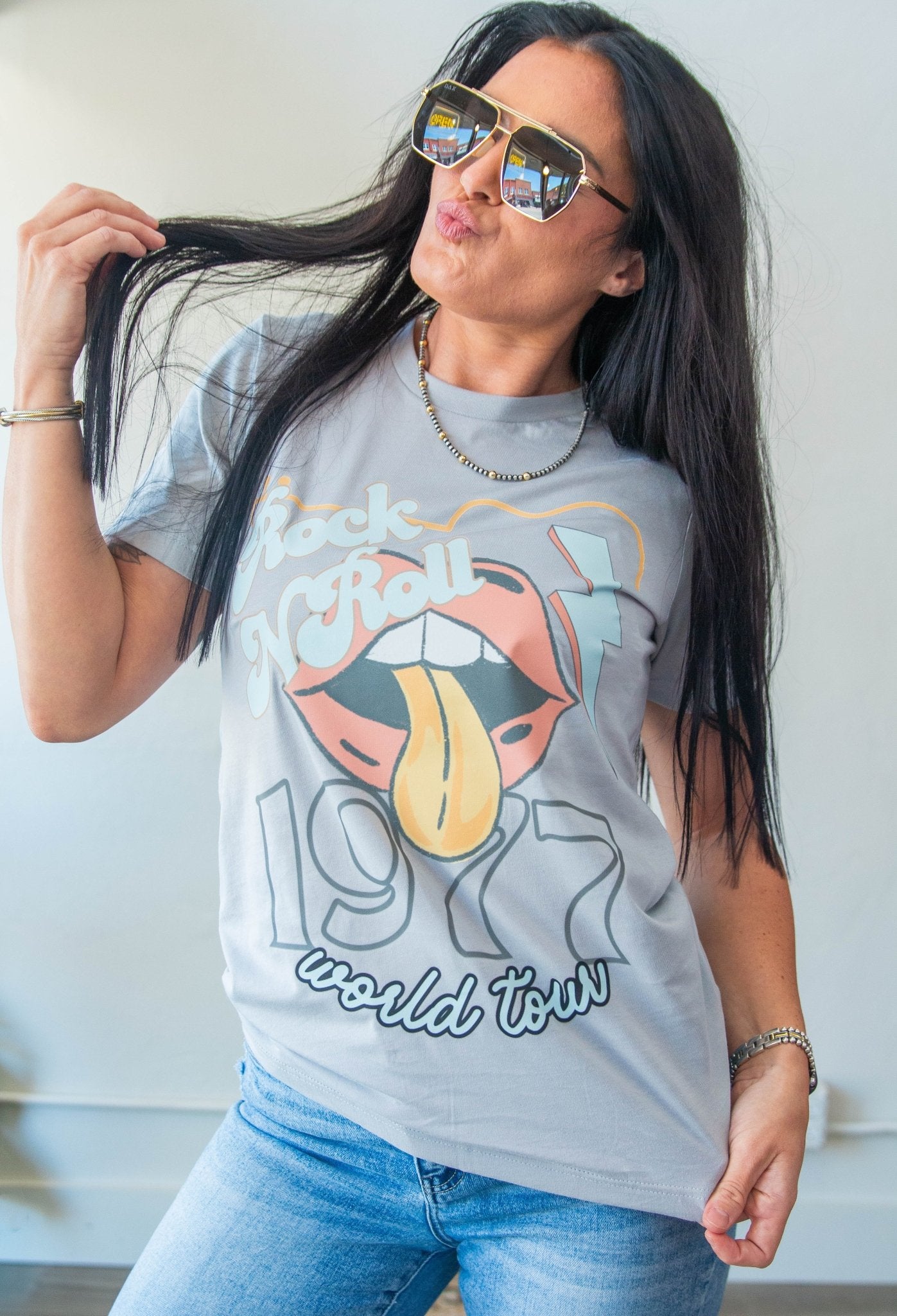 Vintage Rock n Roll Graphic Tee - Southern Chic Tees & Boutique