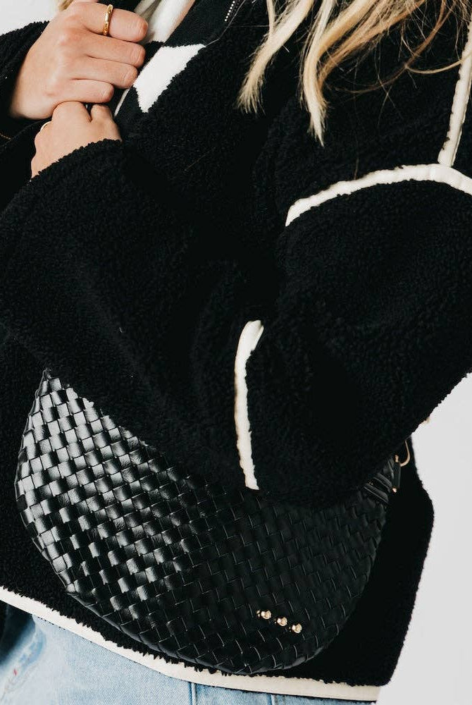 Westlyn Woven Bum Bag | Checkered Coffee - Southern Chic Tees & Boutique