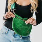 Westlyn Woven Bum Bag | Checkered Coffee - Southern Chic Tees & Boutique