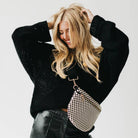 Westlyn Woven Bum Bag | Checkered Coffee - Southern Chic Tees & Boutique