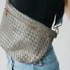 Westlyn Woven Bum Bag | Checkered Coffee - Southern Chic Tees & Boutique