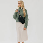 Westlyn Woven Bum Bag | Checkered Coffee - Southern Chic Tees & Boutique