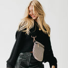 Westlyn Woven Bum Bag | Checkered Coffee - Southern Chic Tees & Boutique